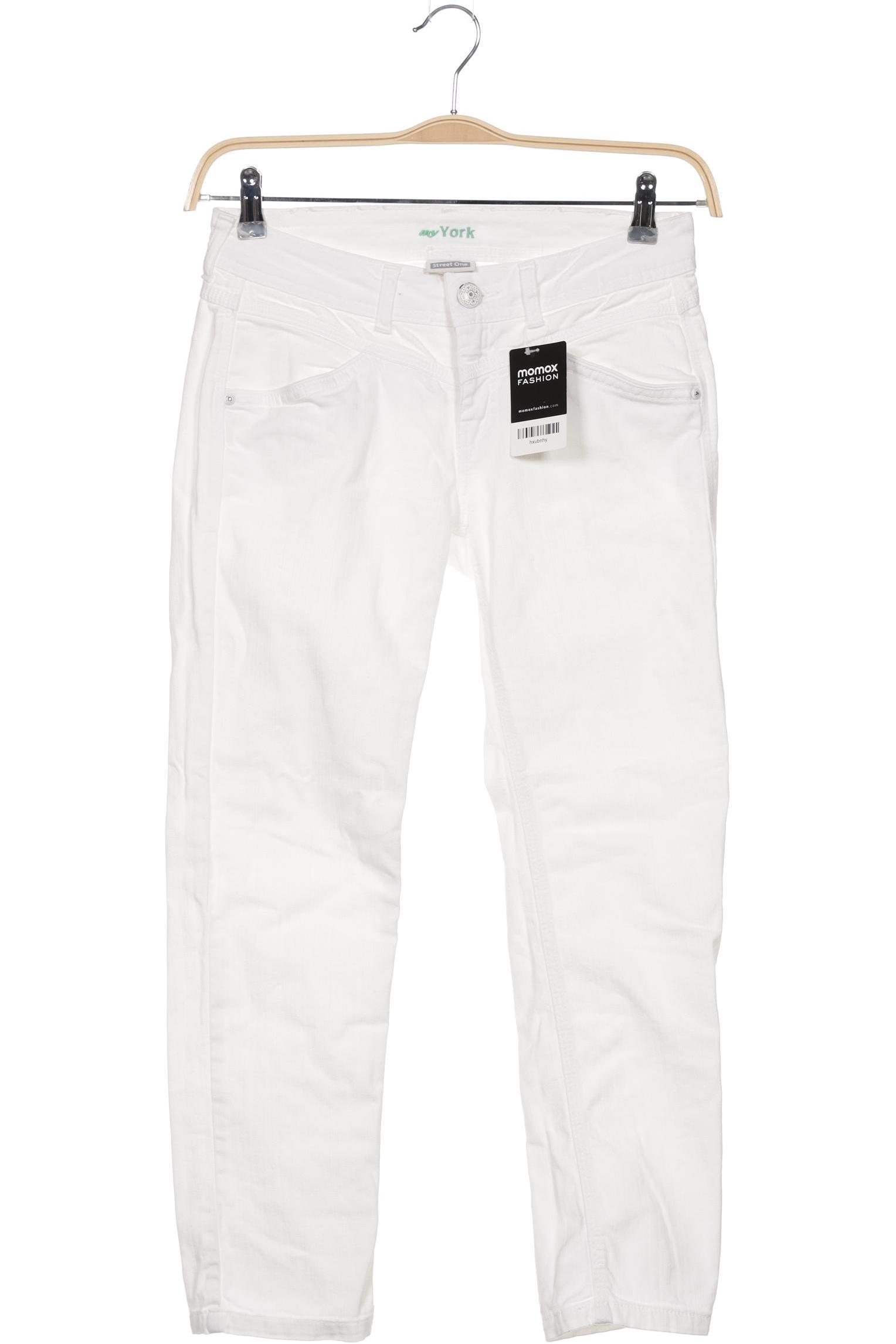 

Street One Damen Jeans, weiß, Gr. 26