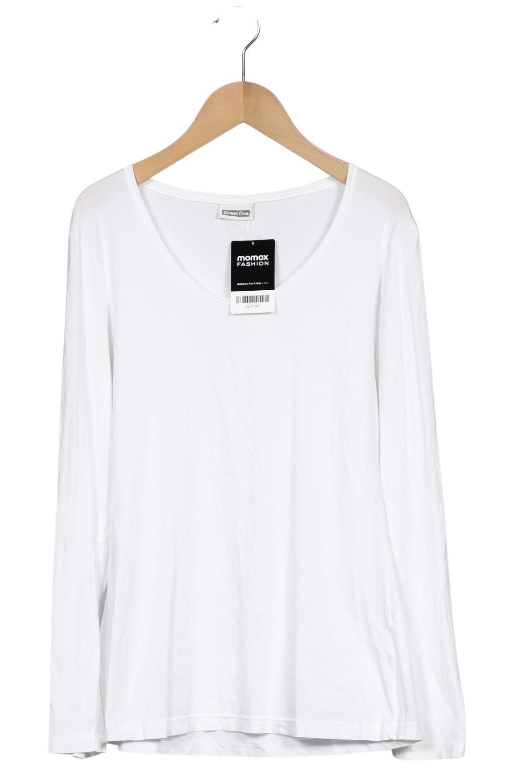 

Street One Damen Langarmshirt, weiß, Gr. 40