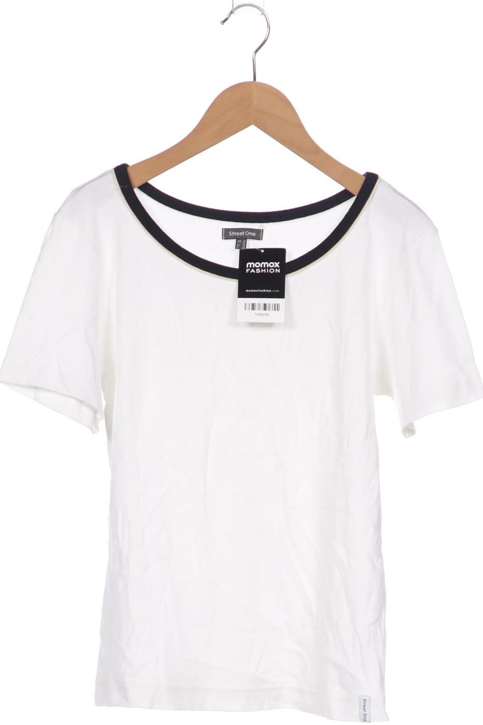 

Street One Damen T-Shirt, weiß, Gr. 42