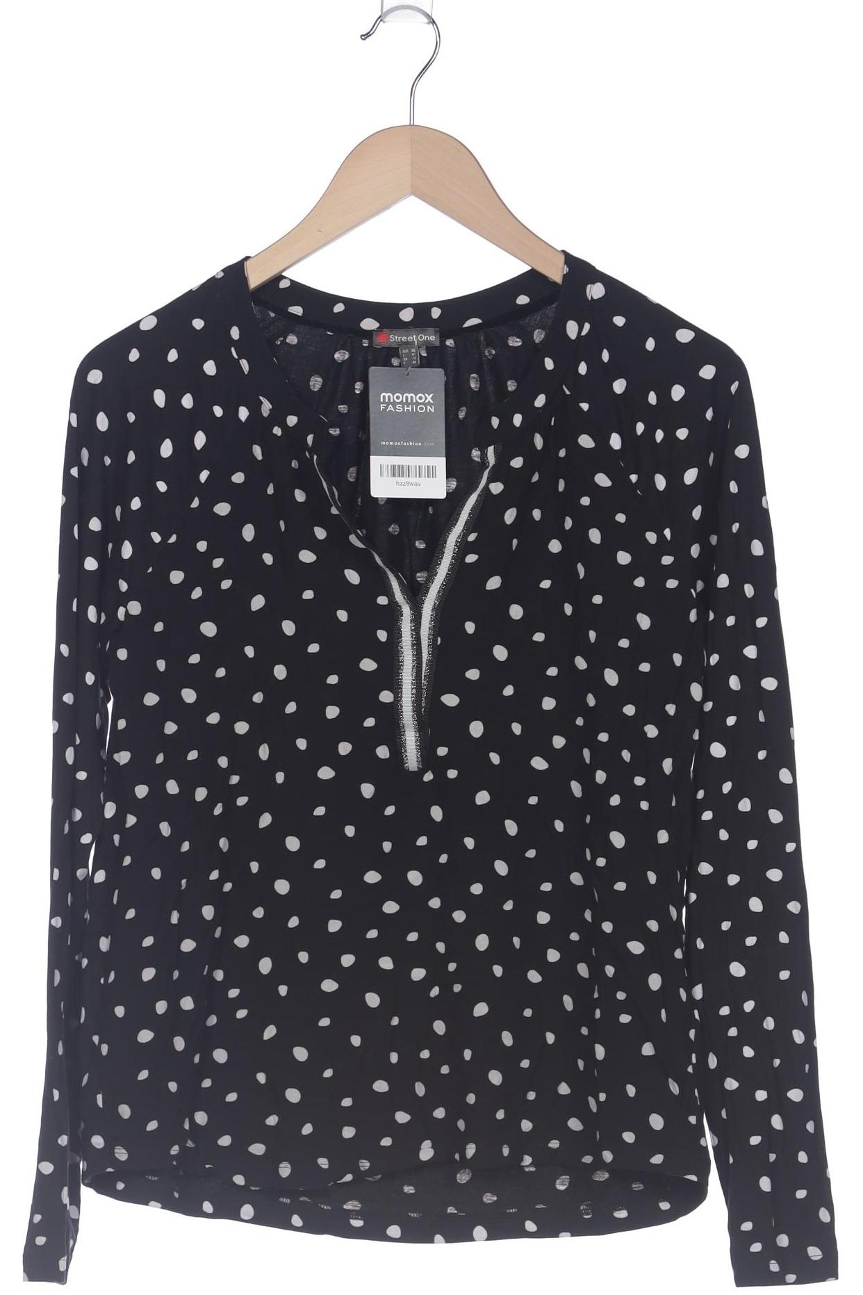 

Street One Damen Langarmshirt, schwarz, Gr. 38