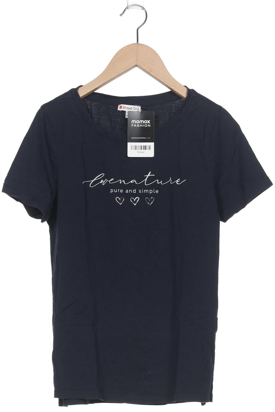 

Street One Damen T-Shirt, marineblau, Gr. 38