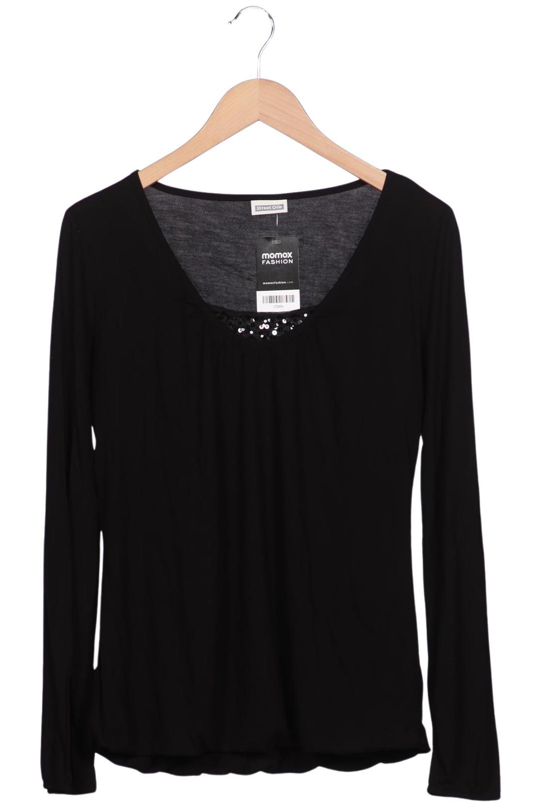 

Street One Damen Langarmshirt, schwarz, Gr. 40
