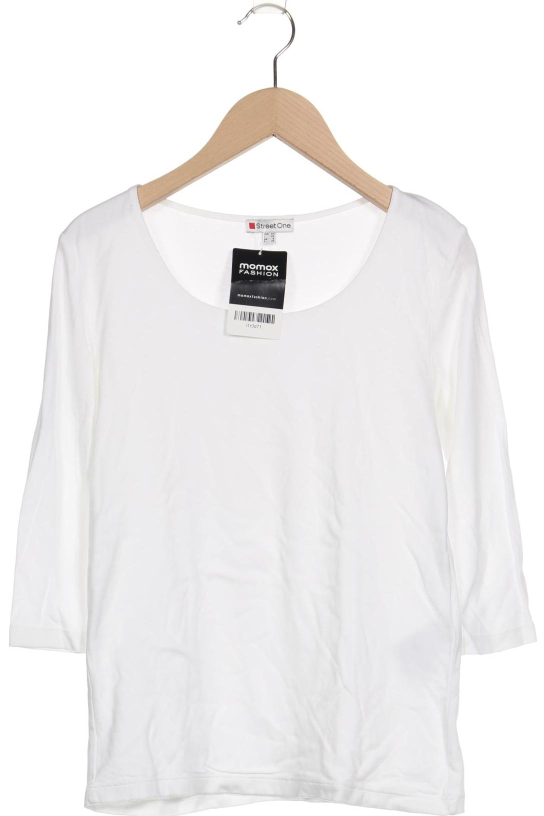 

Street One Damen Langarmshirt, weiß, Gr. 34