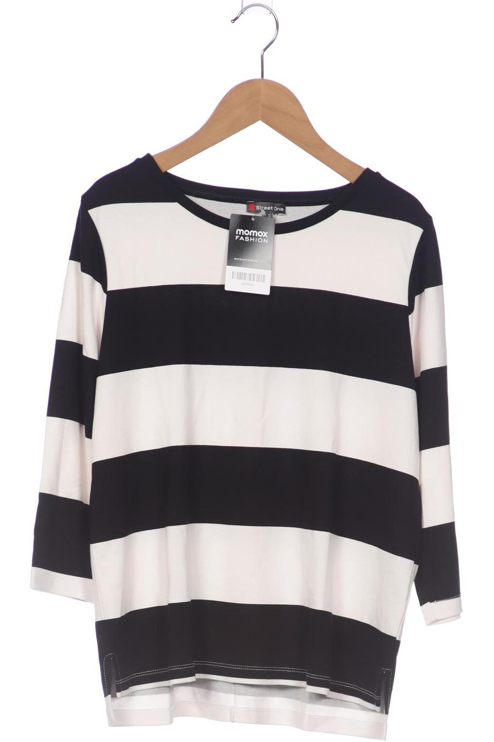 

Street One Damen Langarmshirt, weiß, Gr. 38