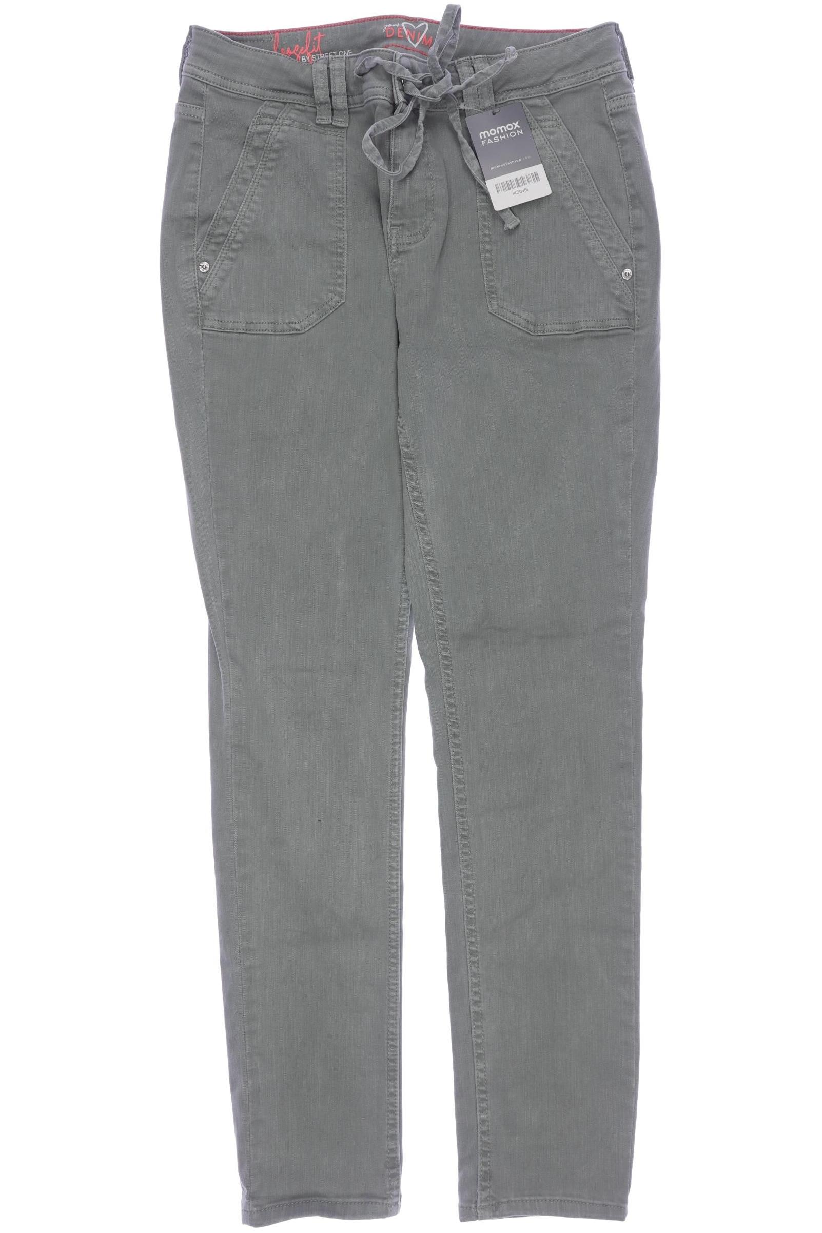 

Street One Damen Jeans, grün, Gr. 27