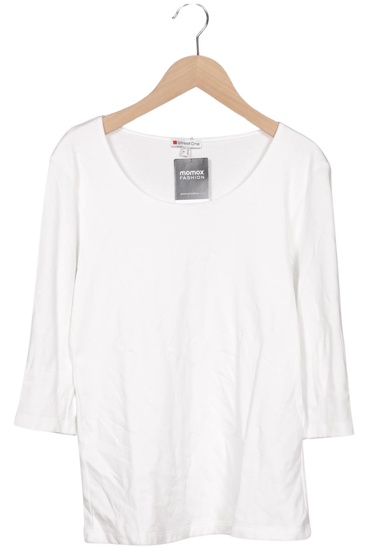 

Street One Damen Langarmshirt, weiß, Gr. 38