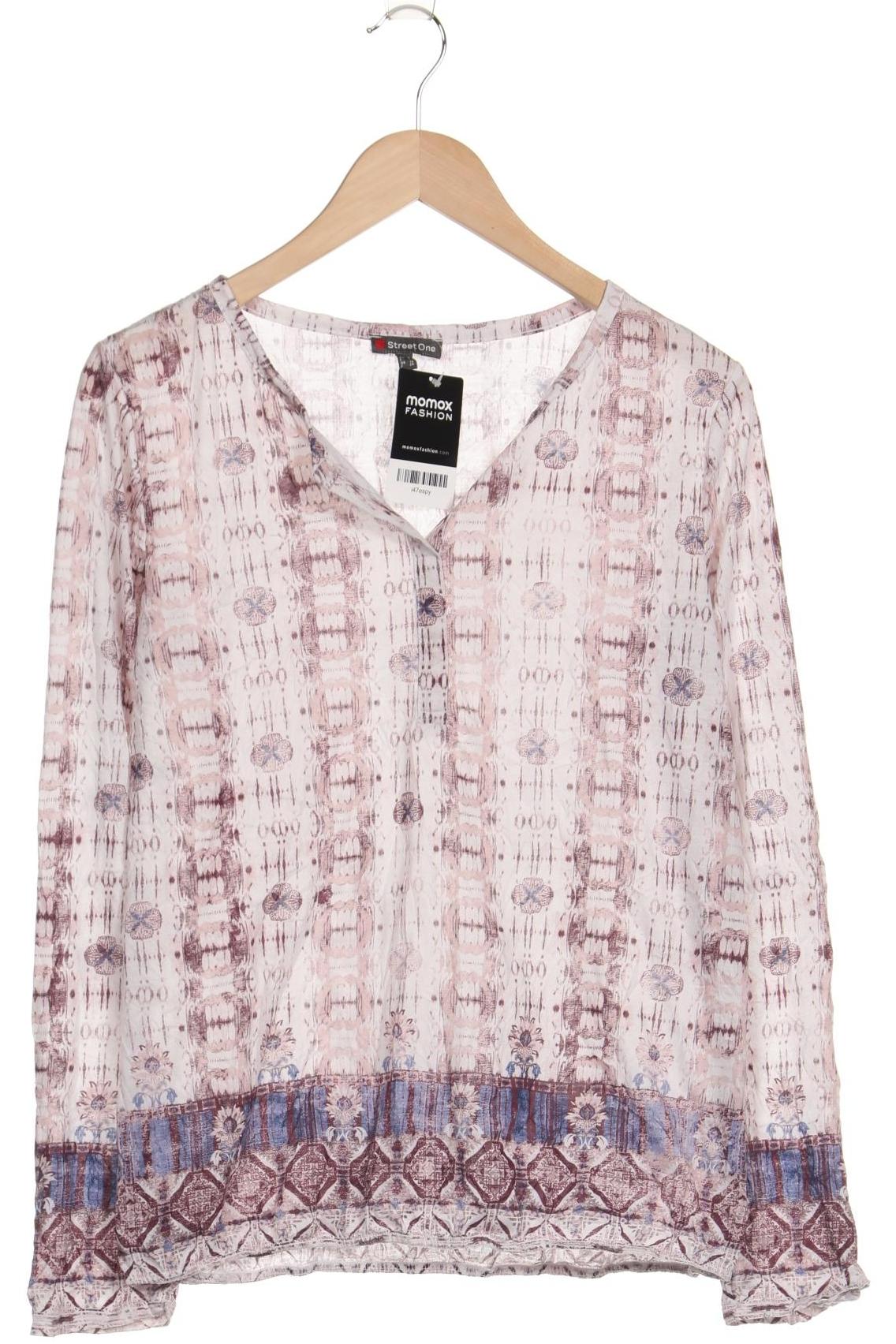 

Street One Damen Langarmshirt, cremeweiß, Gr. 36