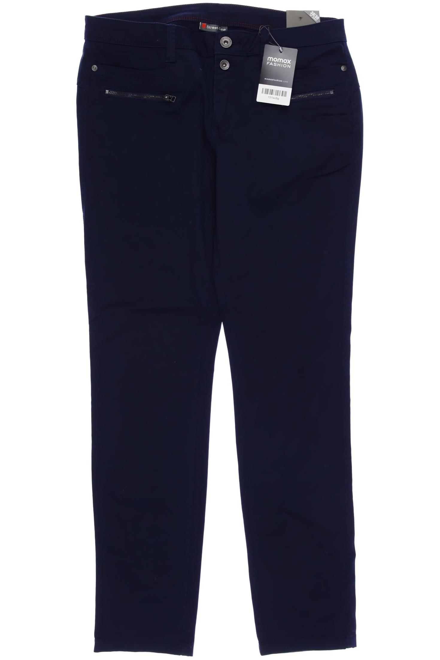 

Street One Damen Stoffhose, marineblau, Gr. 38
