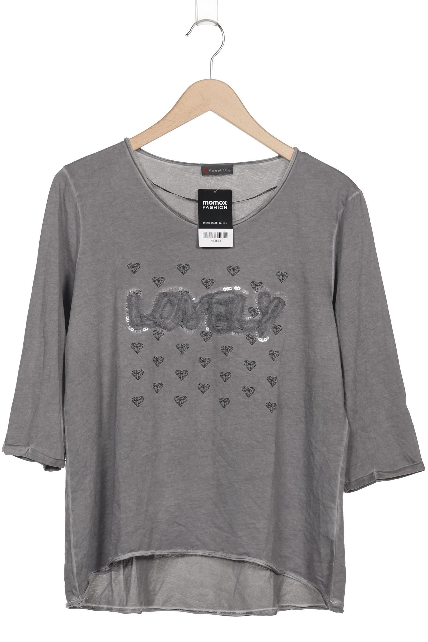 

Street One Damen Langarmshirt, grau, Gr. 42