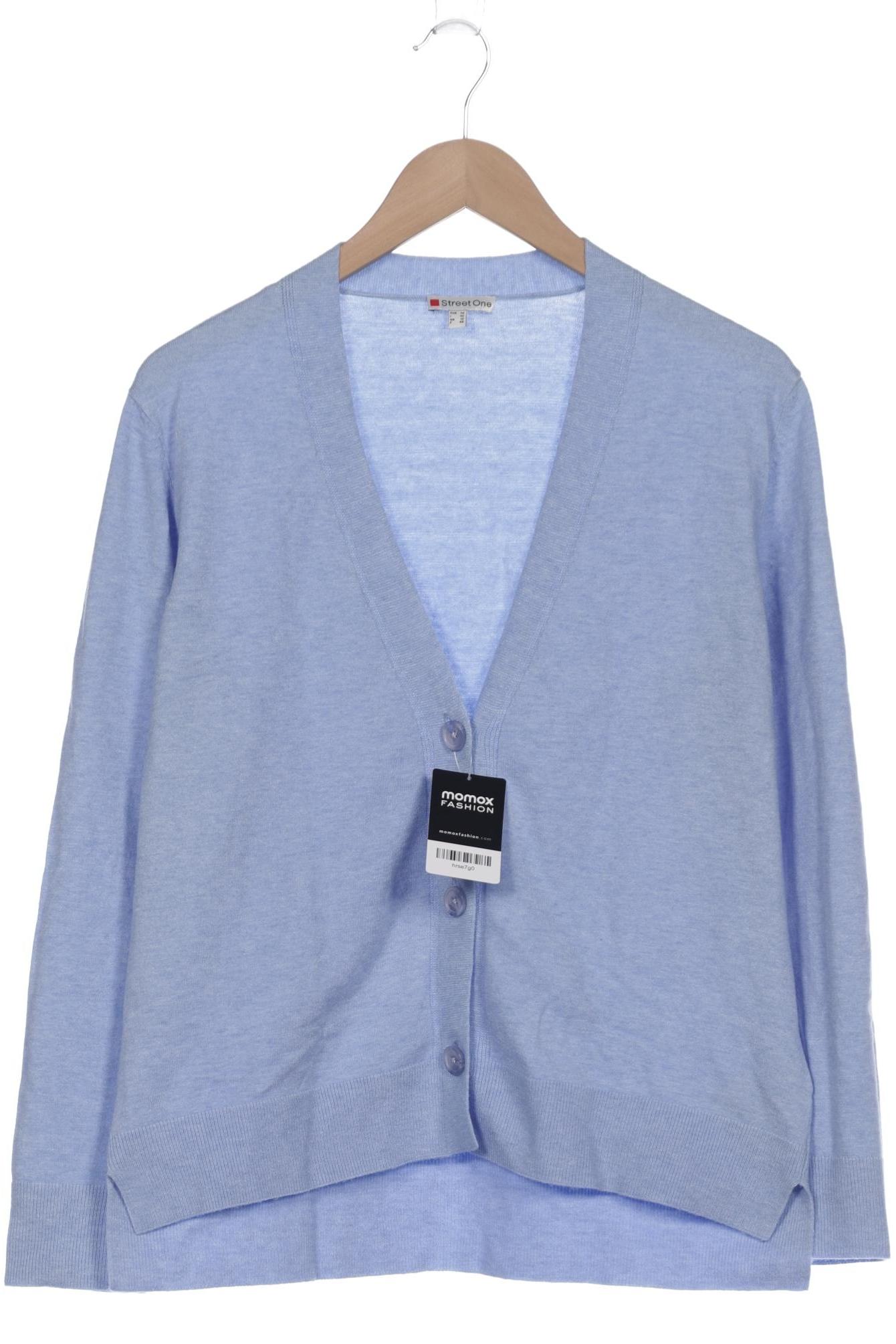 

Street One Damen Strickjacke, hellblau, Gr. 38