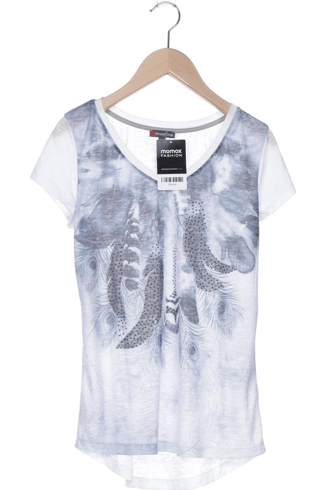 

Street One Damen T-Shirt, weiß, Gr. 36
