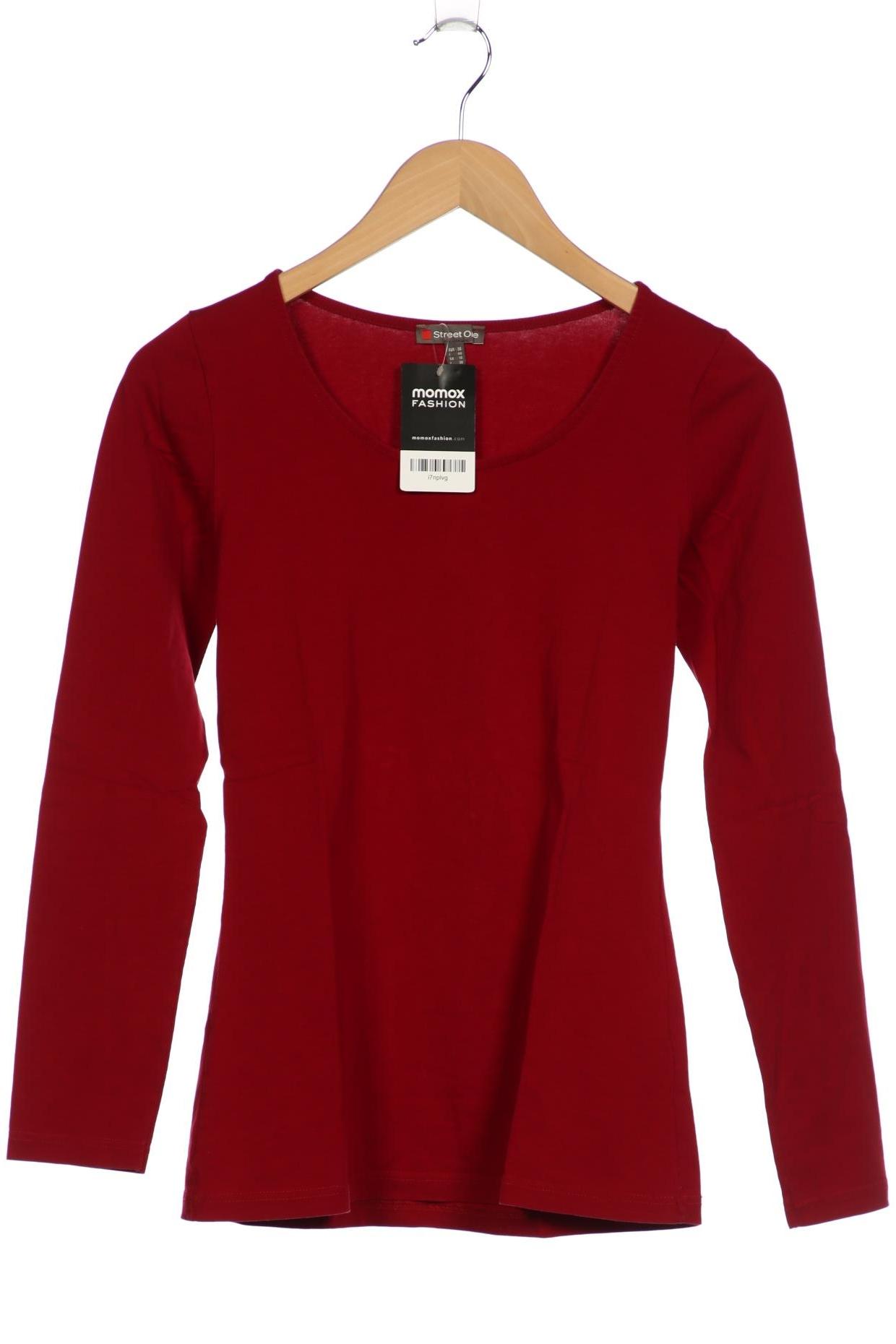 

Street One Damen Langarmshirt, bordeaux, Gr. 36