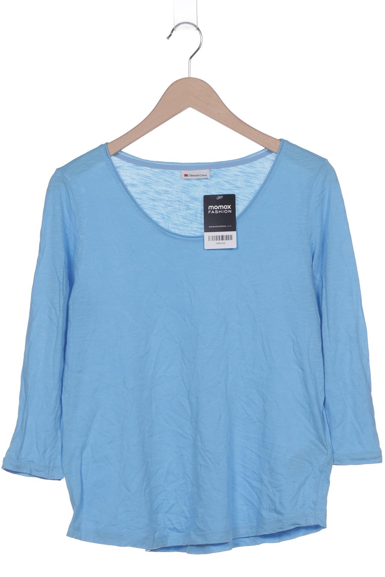 

Street One Damen Langarmshirt, blau, Gr. 40