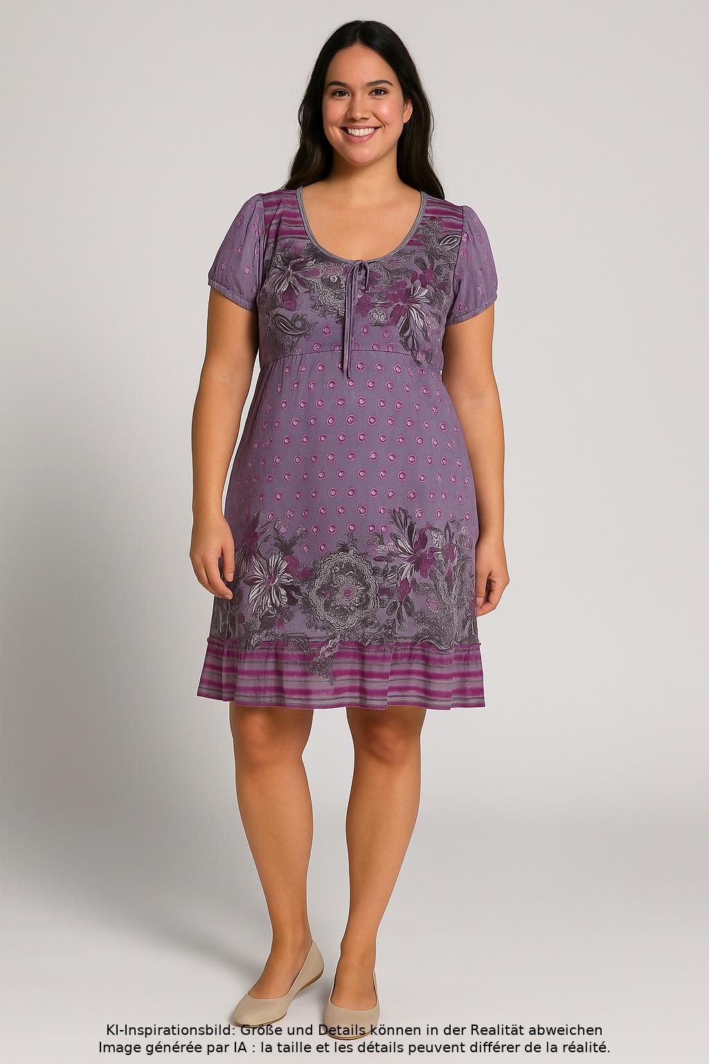 

Street One Damen Kleid, flieder, Gr. 44