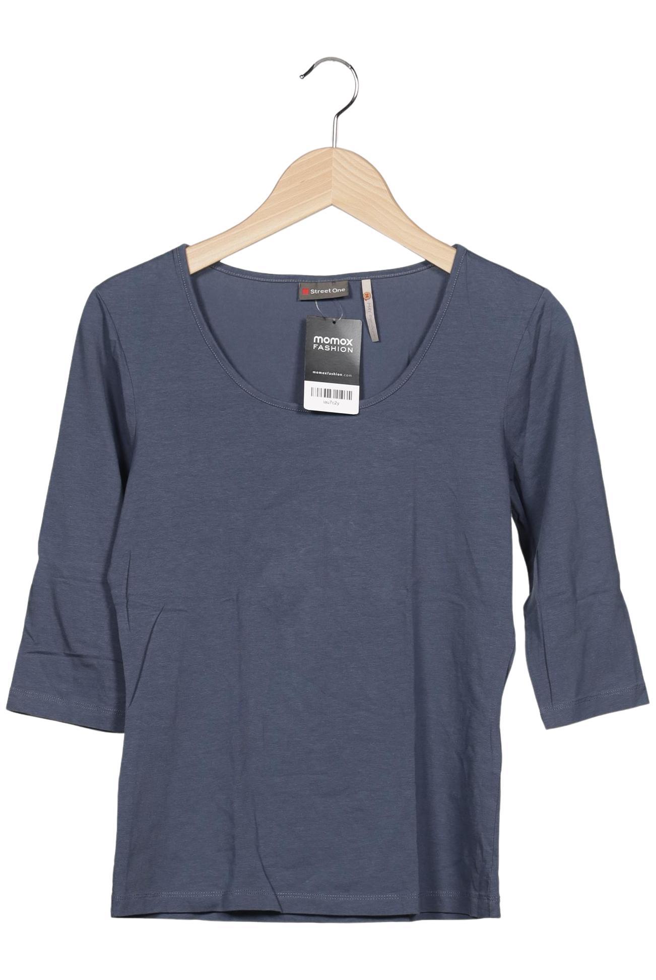 

Street One Damen Langarmshirt, blau, Gr. 38