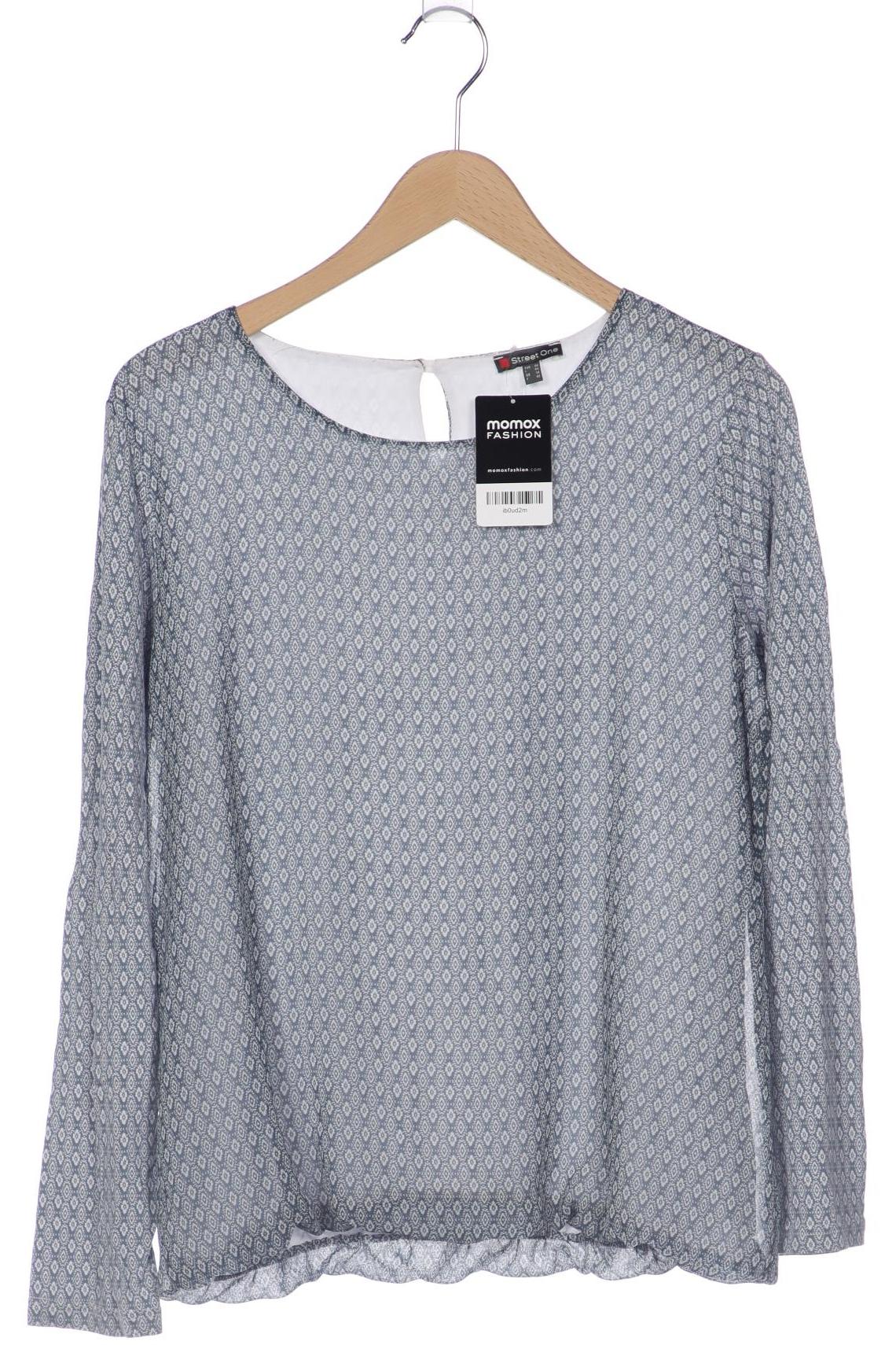 

Street One Damen Langarmshirt, blau, Gr. 40