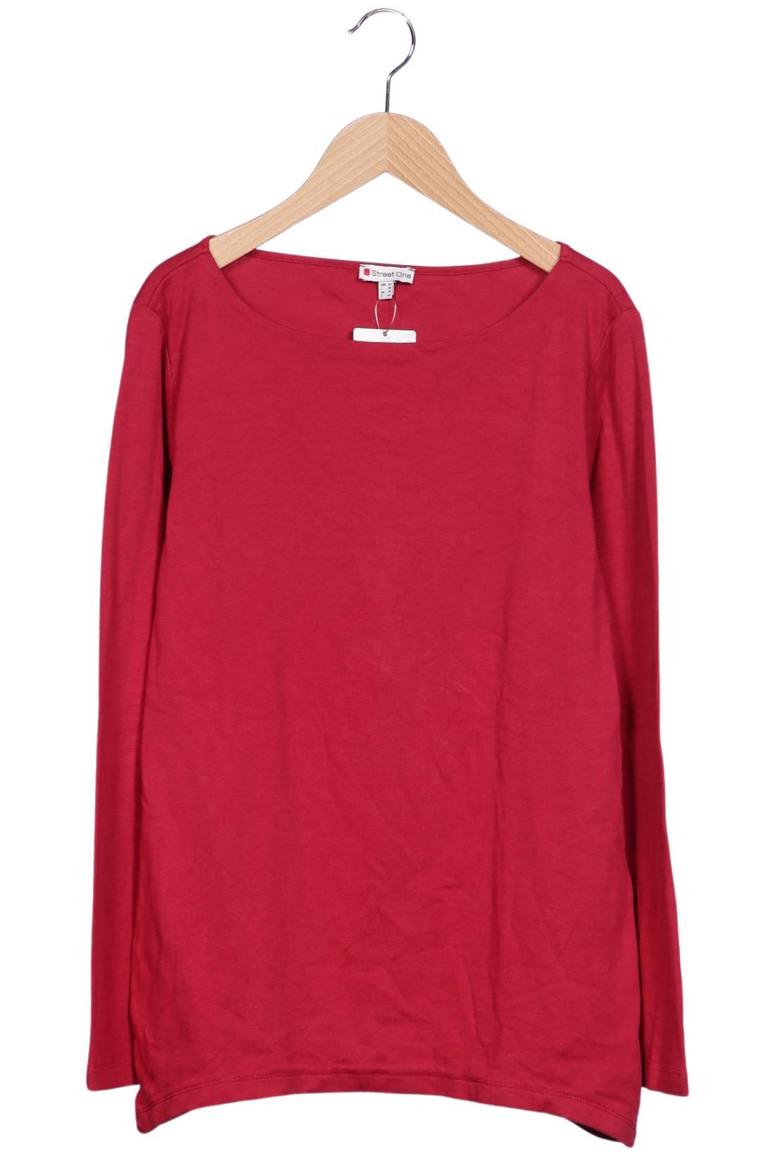 

Street One Damen Langarmshirt, rot, Gr. 42