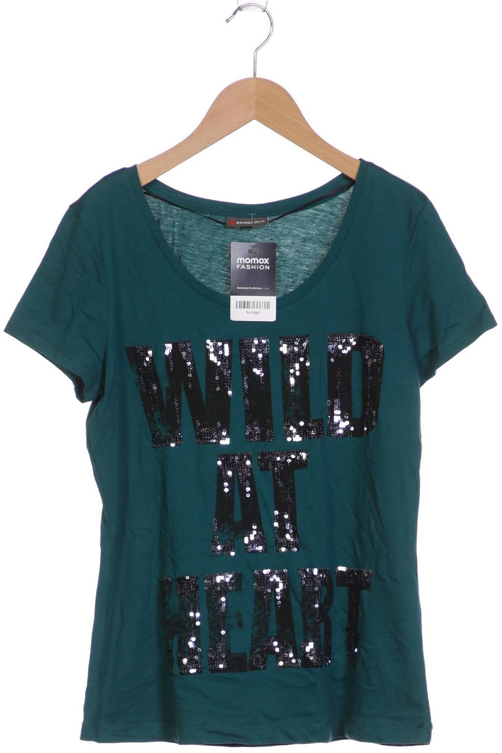 

Street One Damen T-Shirt, türkis, Gr. 38