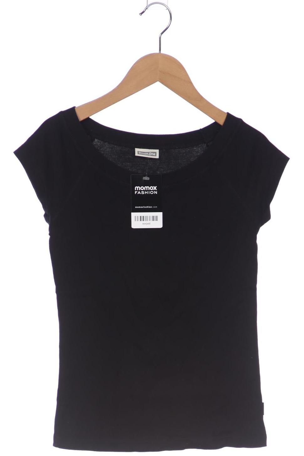 

Street One Damen T-Shirt, schwarz, Gr. 34