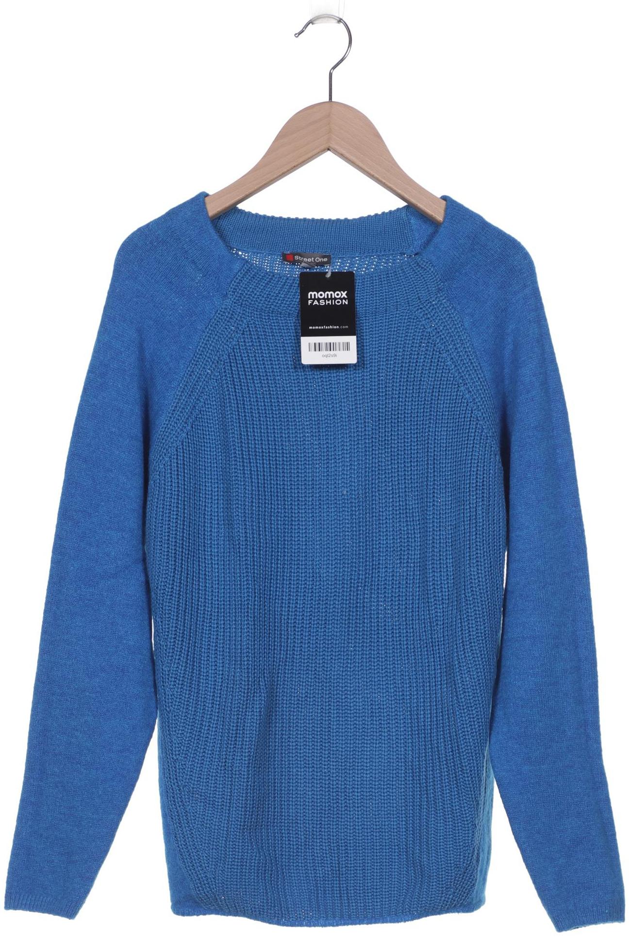 

Street One Damen Pullover, blau, Gr. 34