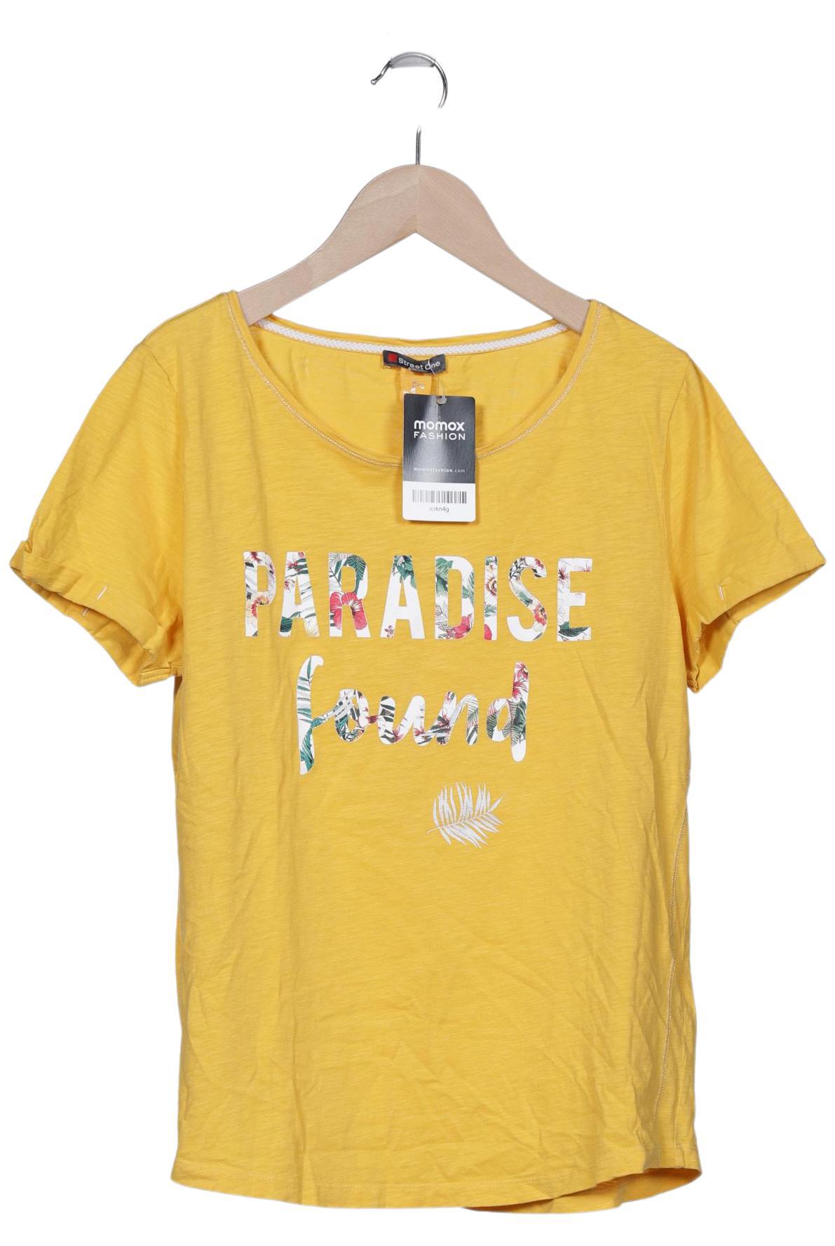

Street One Damen T-Shirt, gelb, Gr. 38