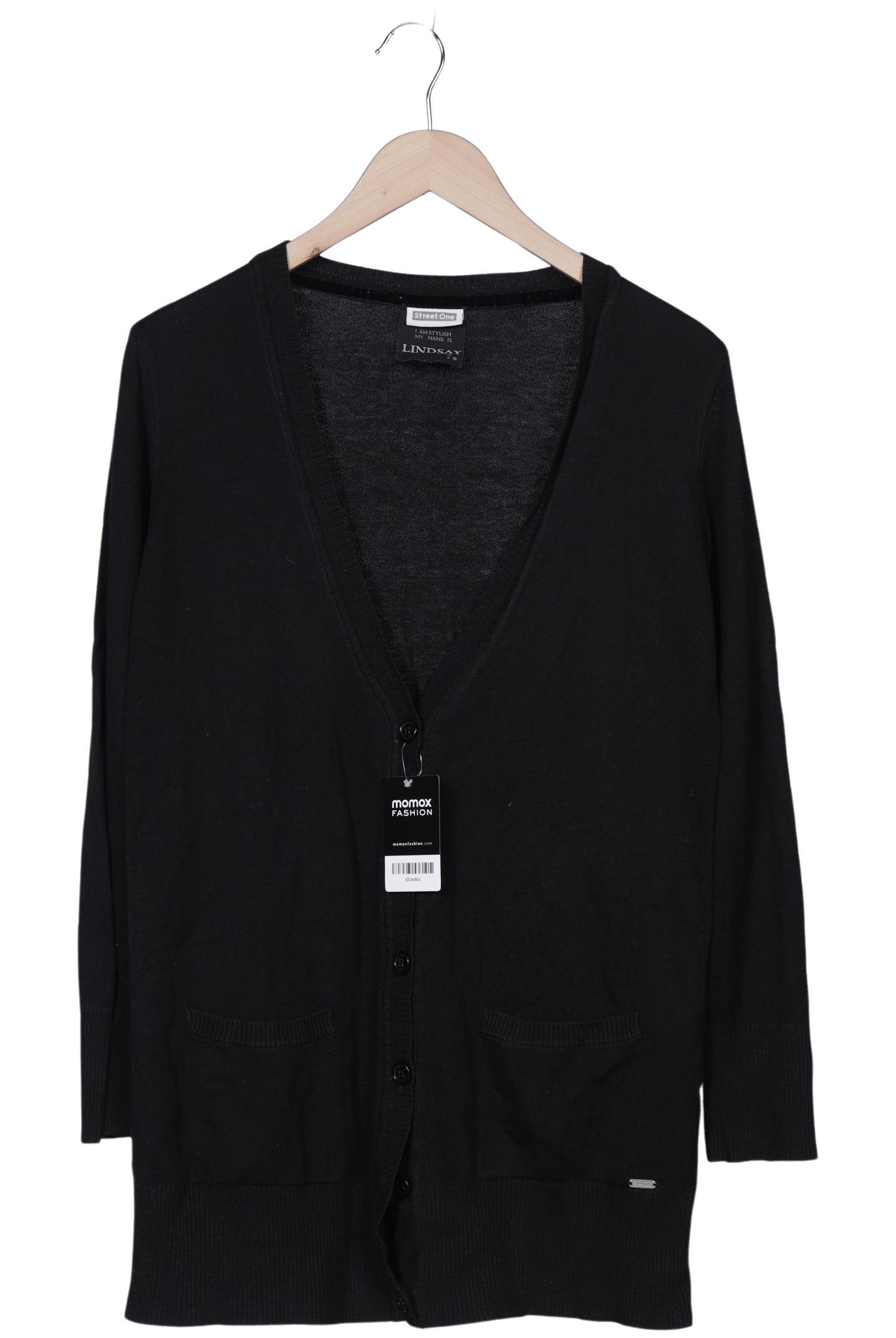 

Street One Damen Strickjacke, schwarz, Gr. 42