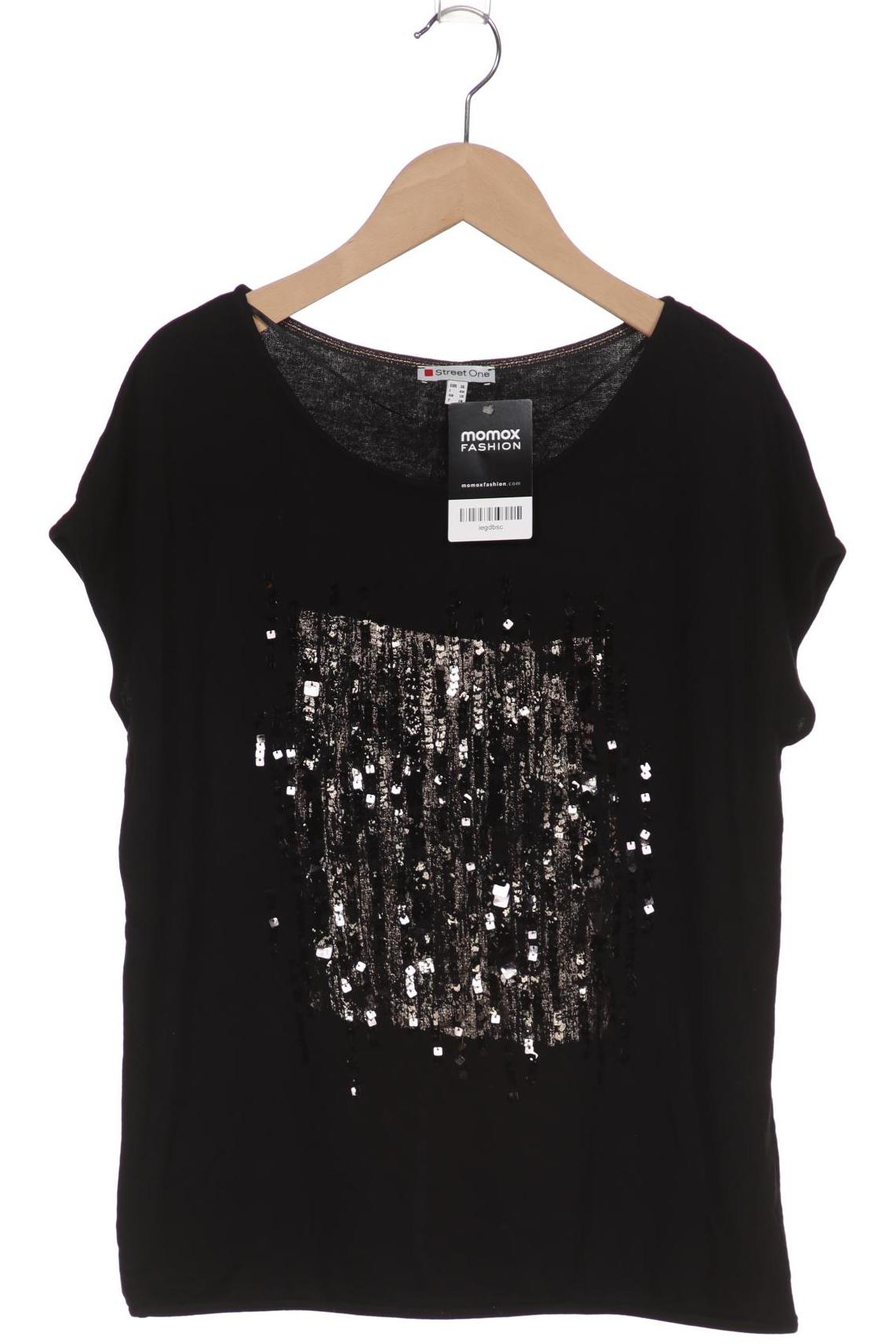 

Street One Damen T-Shirt, schwarz