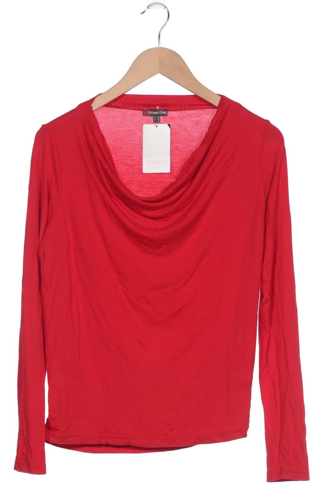

Street One Damen Langarmshirt, rot, Gr. 36