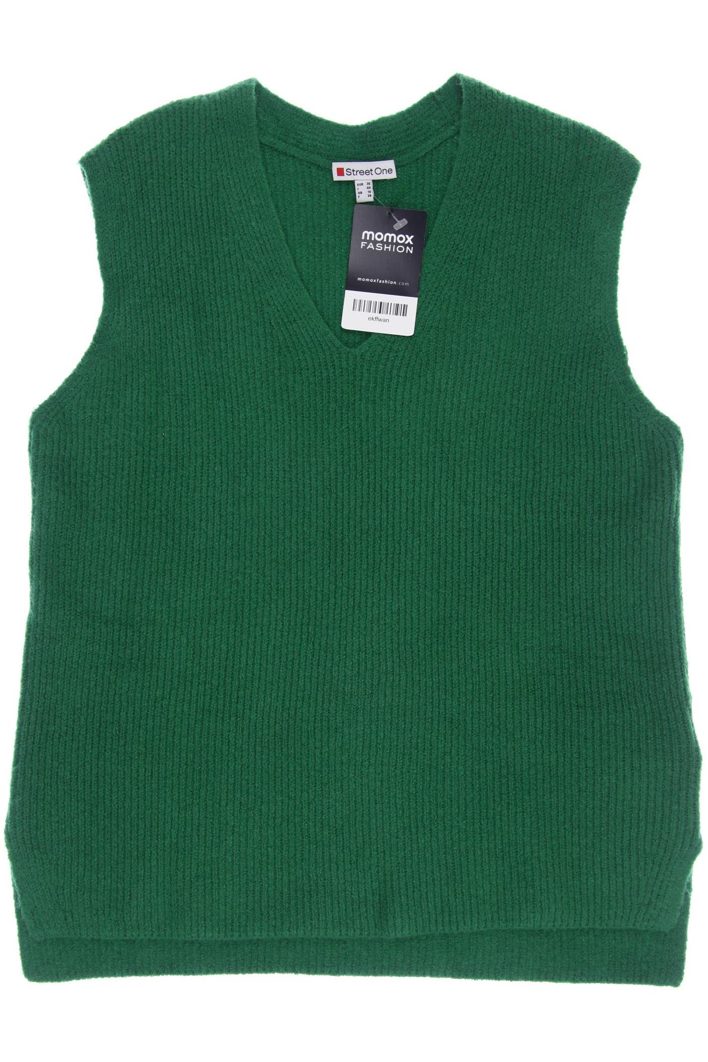 

Street One Damen Pullover, grün, Gr. 36