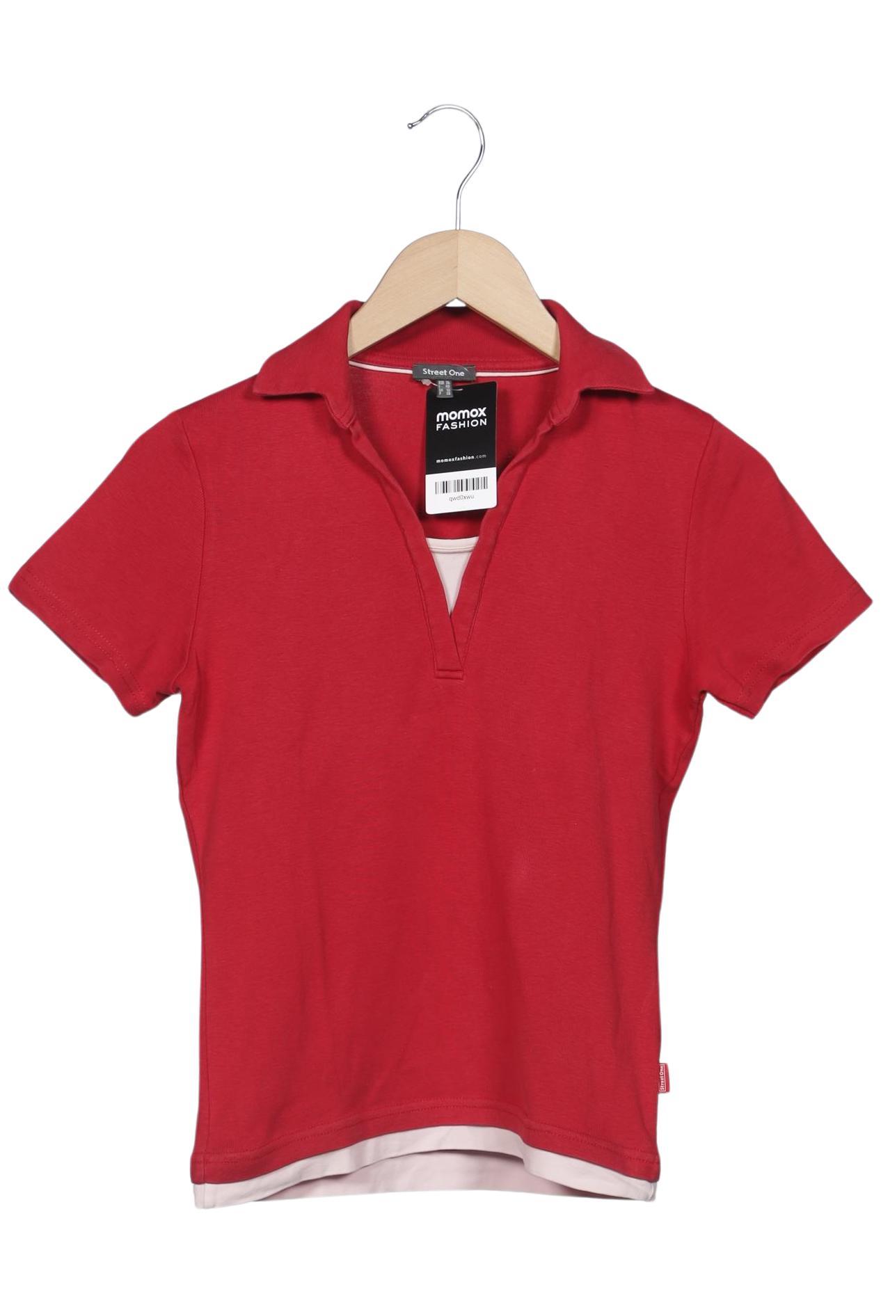 

Street One Damen Poloshirt, rot, Gr. 36
