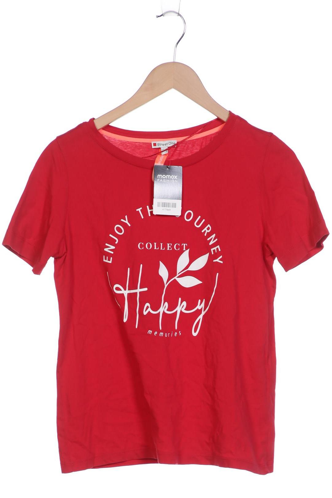 

Street One Damen T-Shirt, rot, Gr. 36