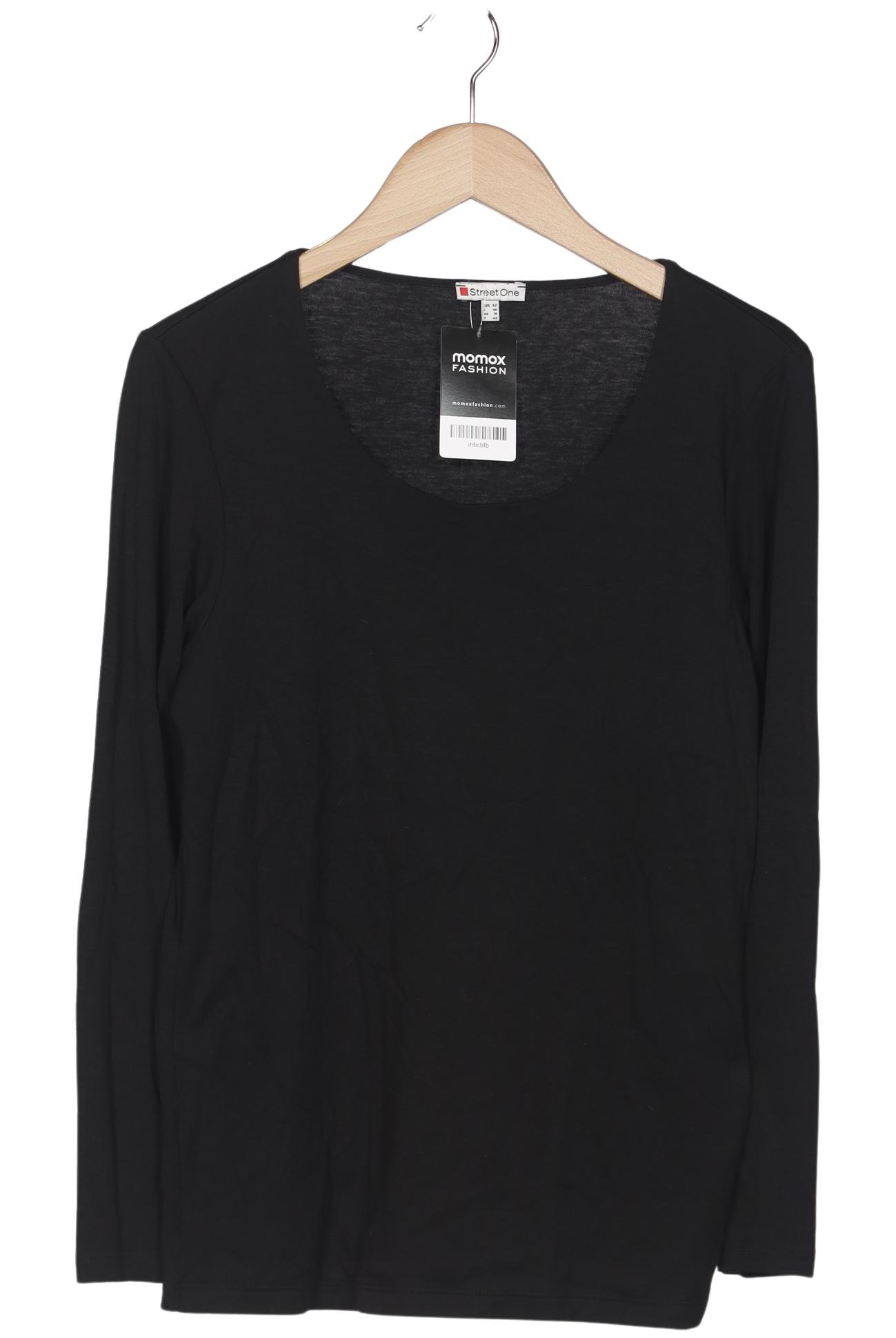 

Street One Damen Langarmshirt, schwarz, Gr. 42