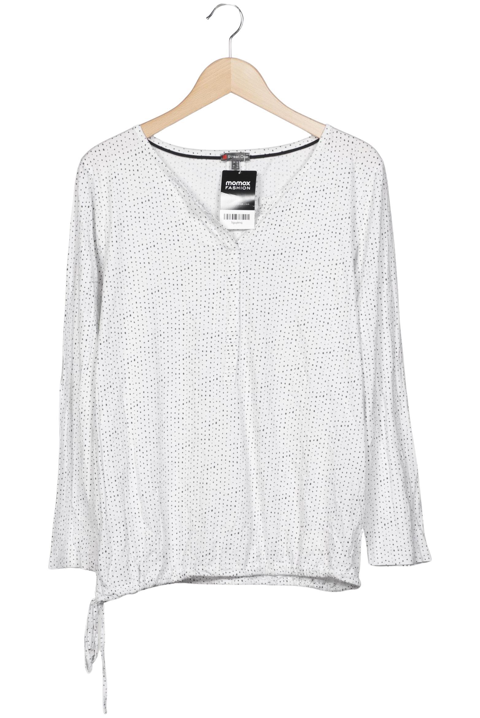 

Street One Damen Langarmshirt, weiß, Gr. 44