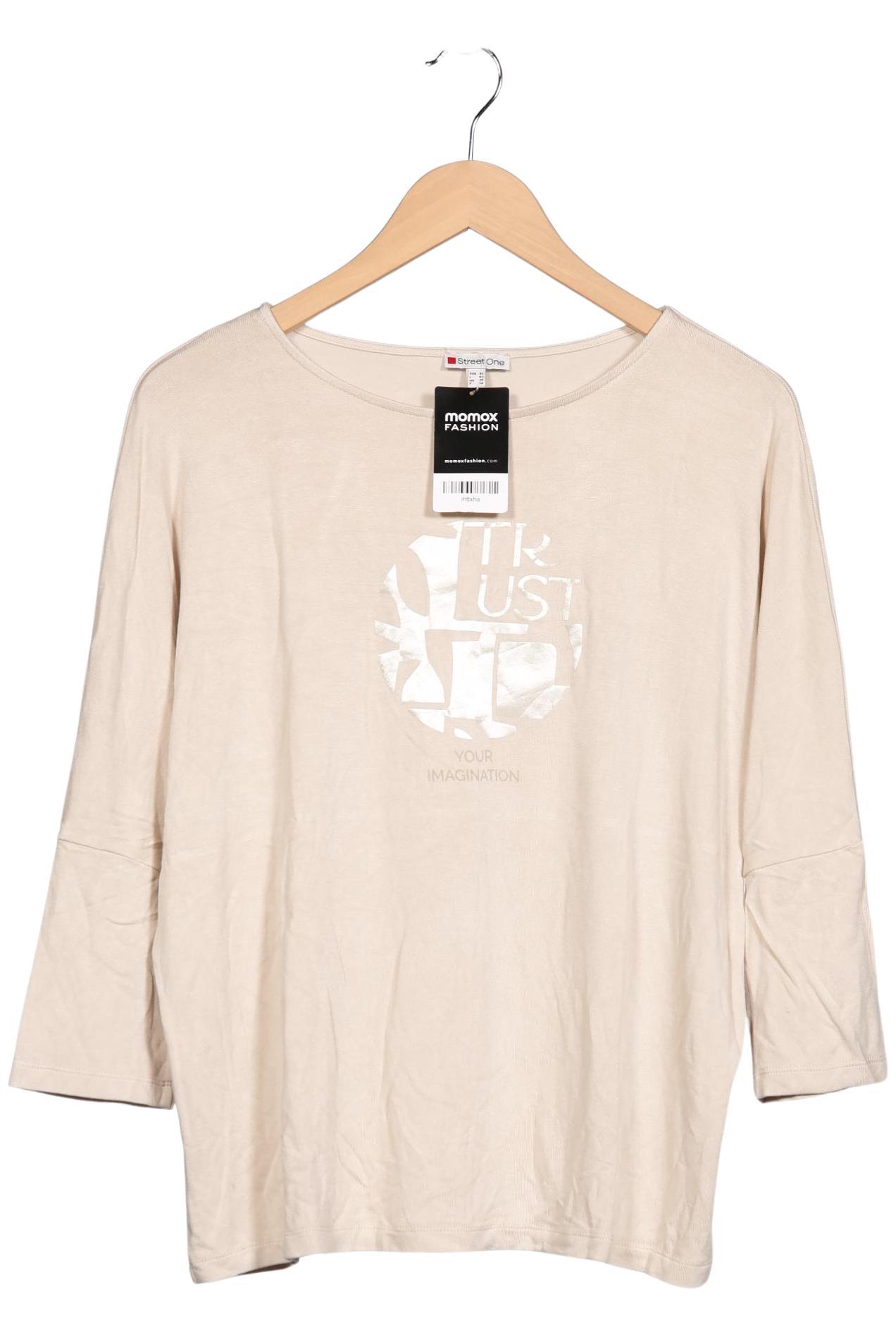 

Street One Damen Langarmshirt, beige, Gr. 40