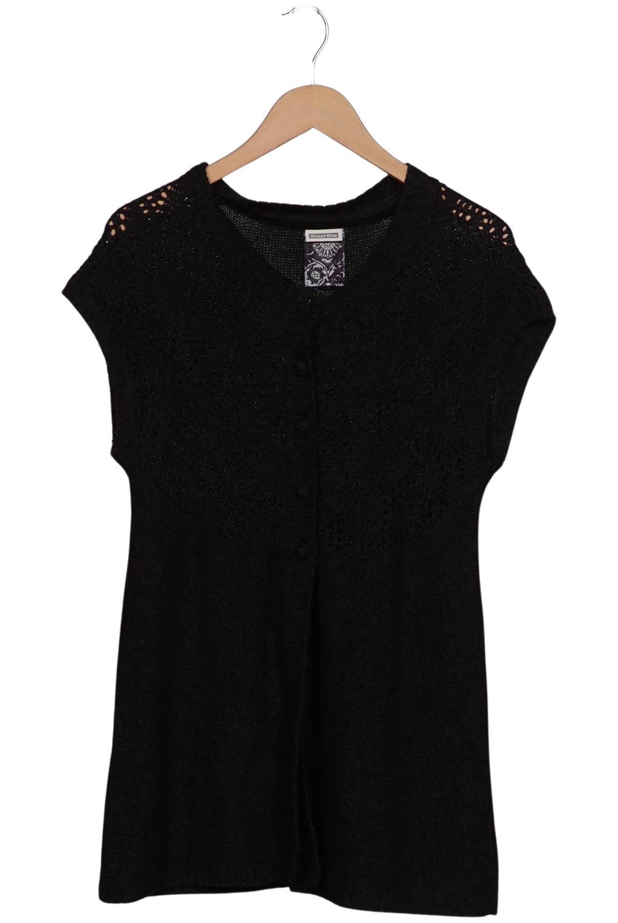 

Street One Damen Strickjacke, schwarz, Gr. 44