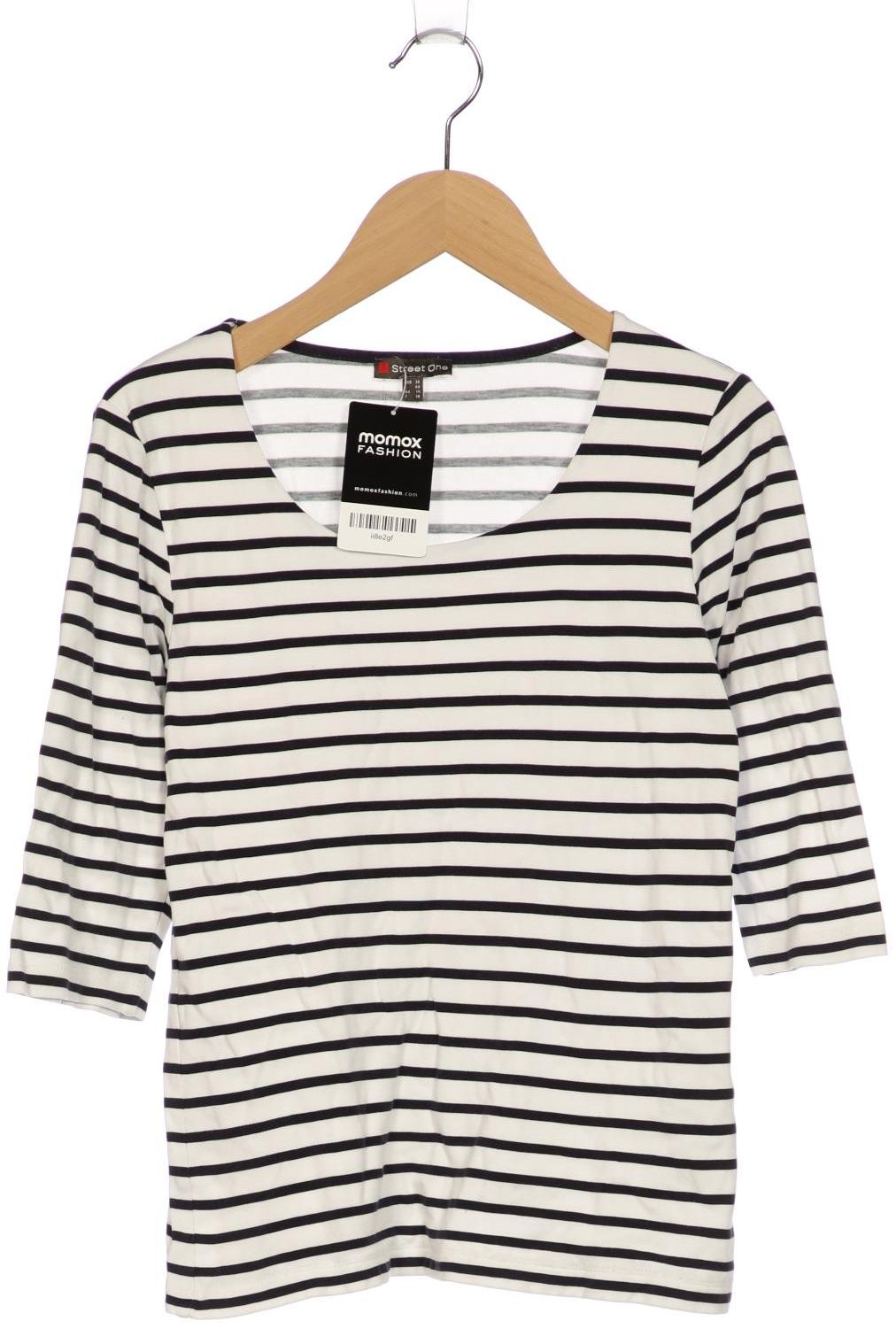 

Street One Damen Langarmshirt, weiß, Gr. 36