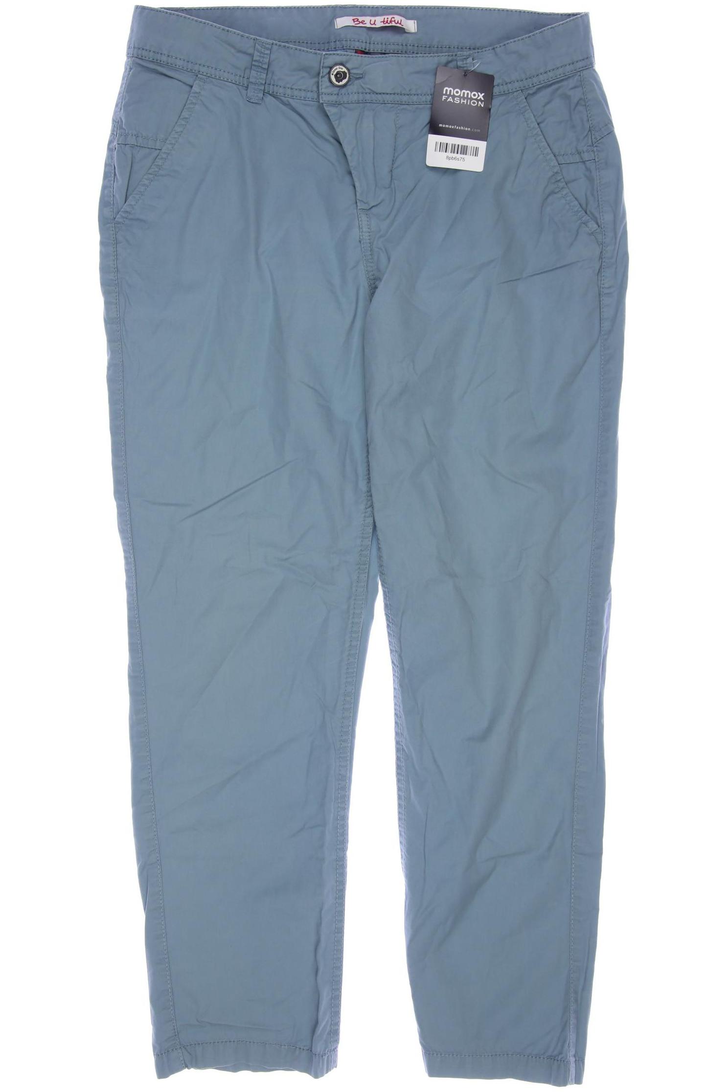 

Street One Damen Stoffhose, türkis, Gr. 36