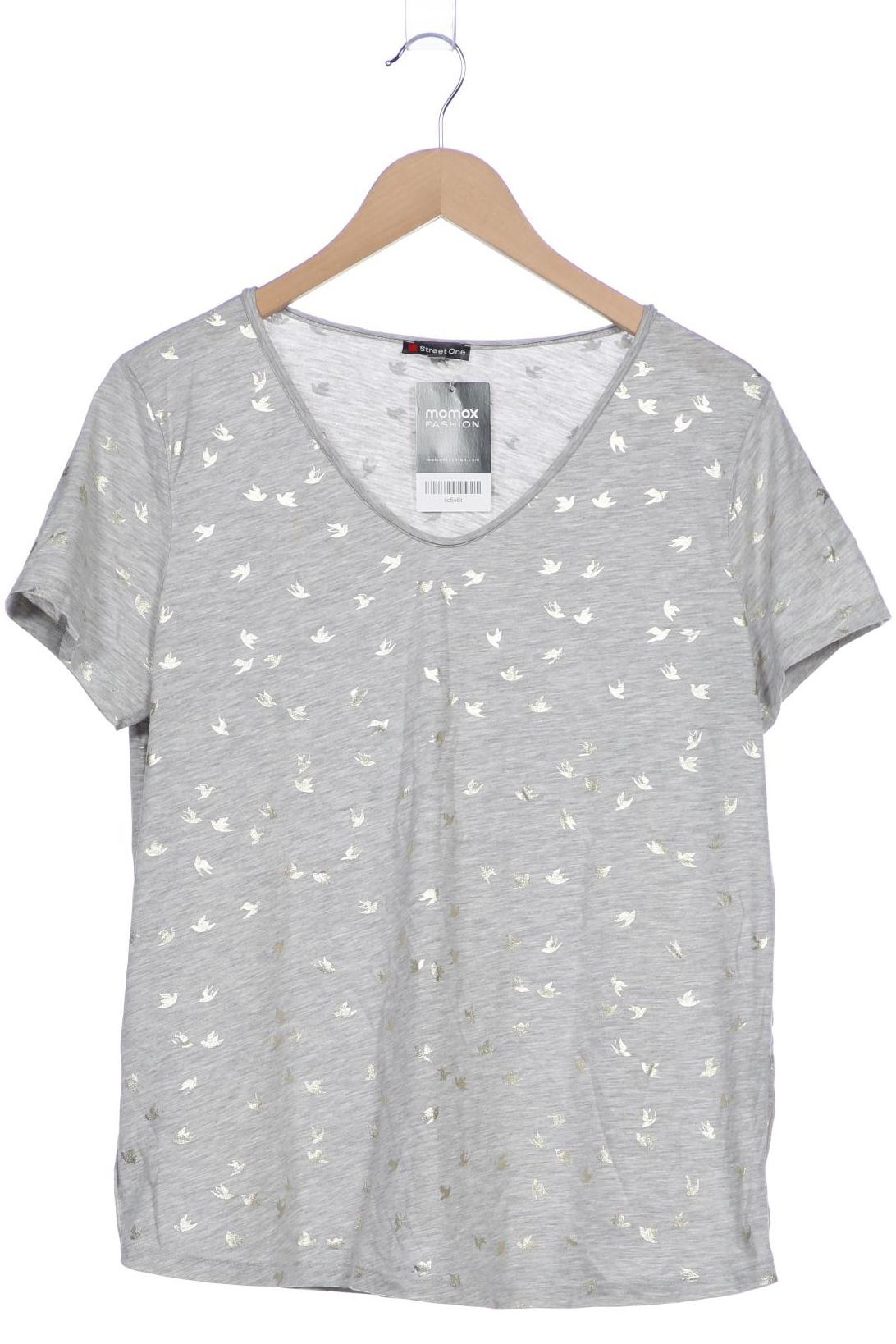 

Street One Damen T-Shirt, grau, Gr. 42