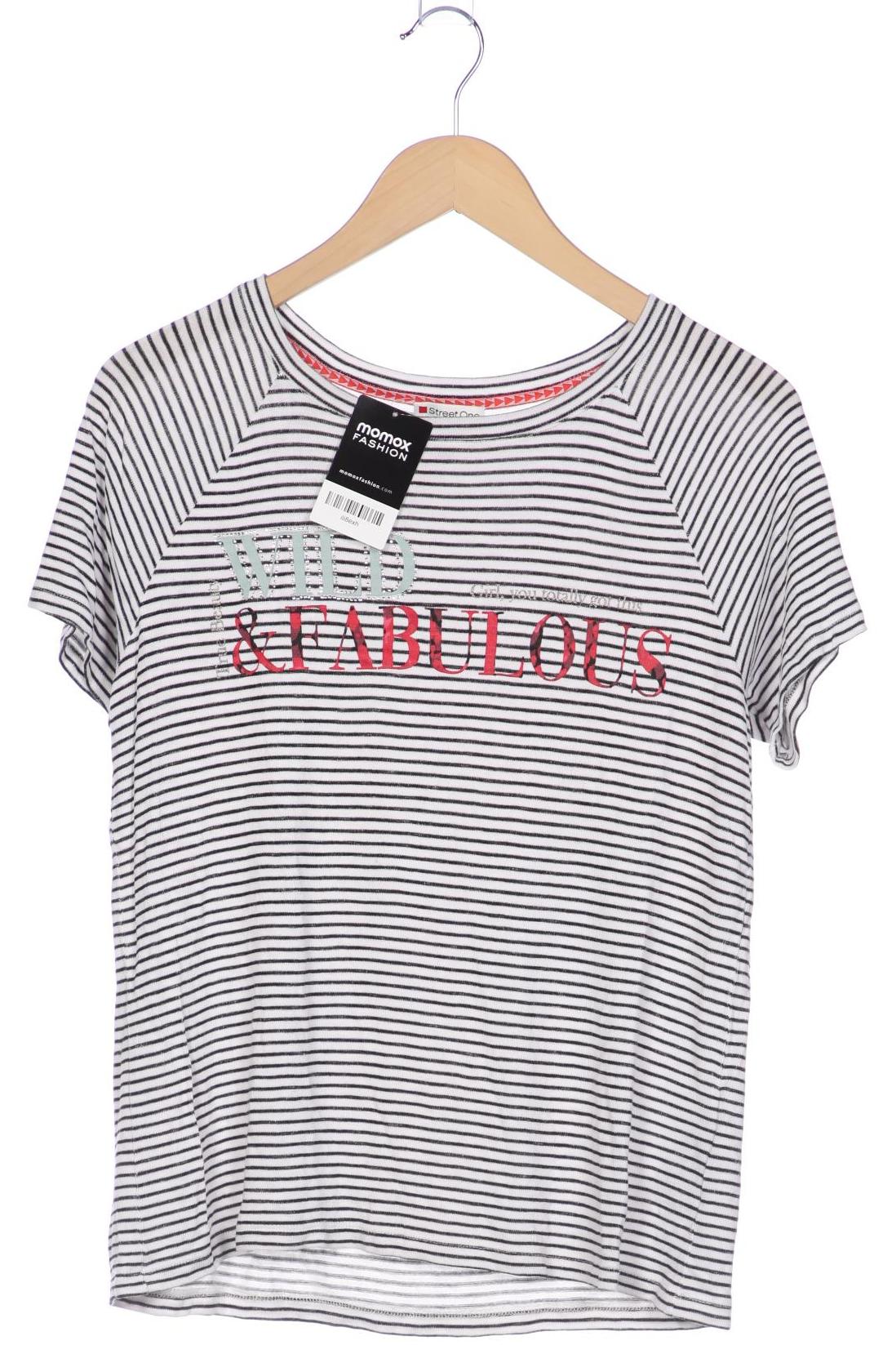 

Street One Damen T-Shirt, schwarz, Gr. 38
