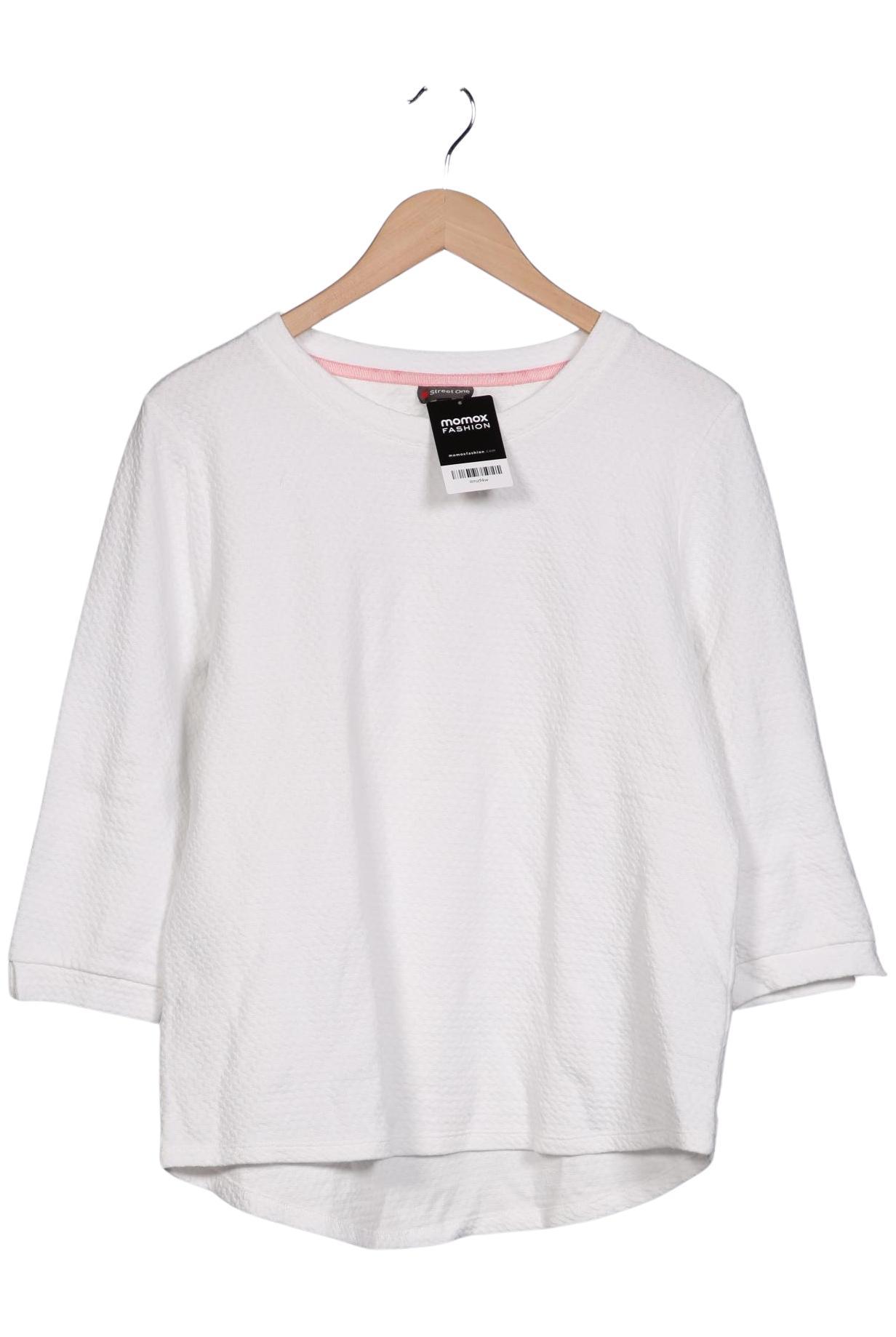 

Street One Damen Sweatshirt, weiß, Gr. 42