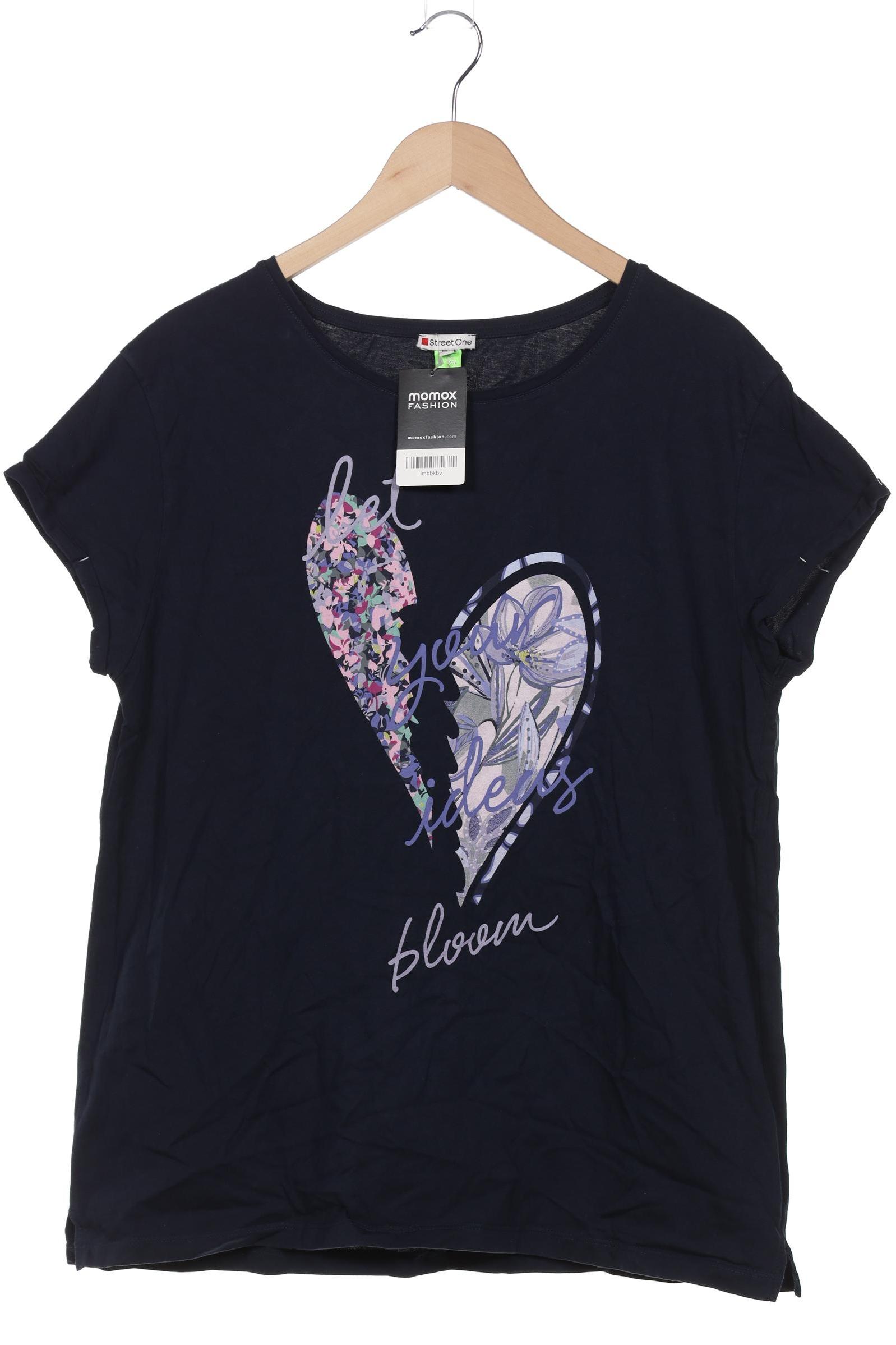

Street One Damen T-Shirt, marineblau, Gr. 46
