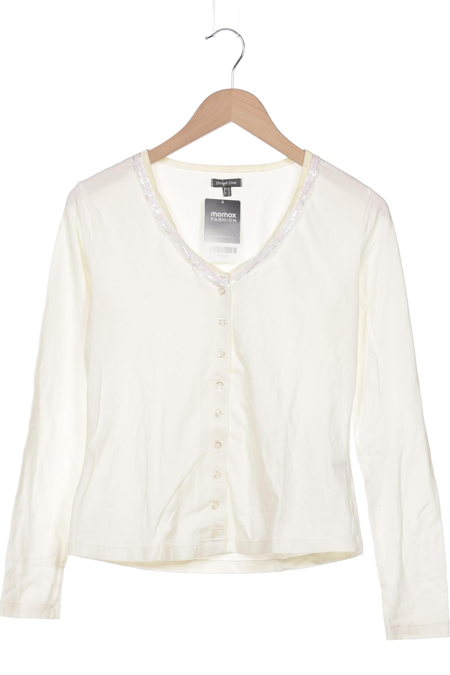 

Street One Damen Langarmshirt, cremeweiß, Gr. 40