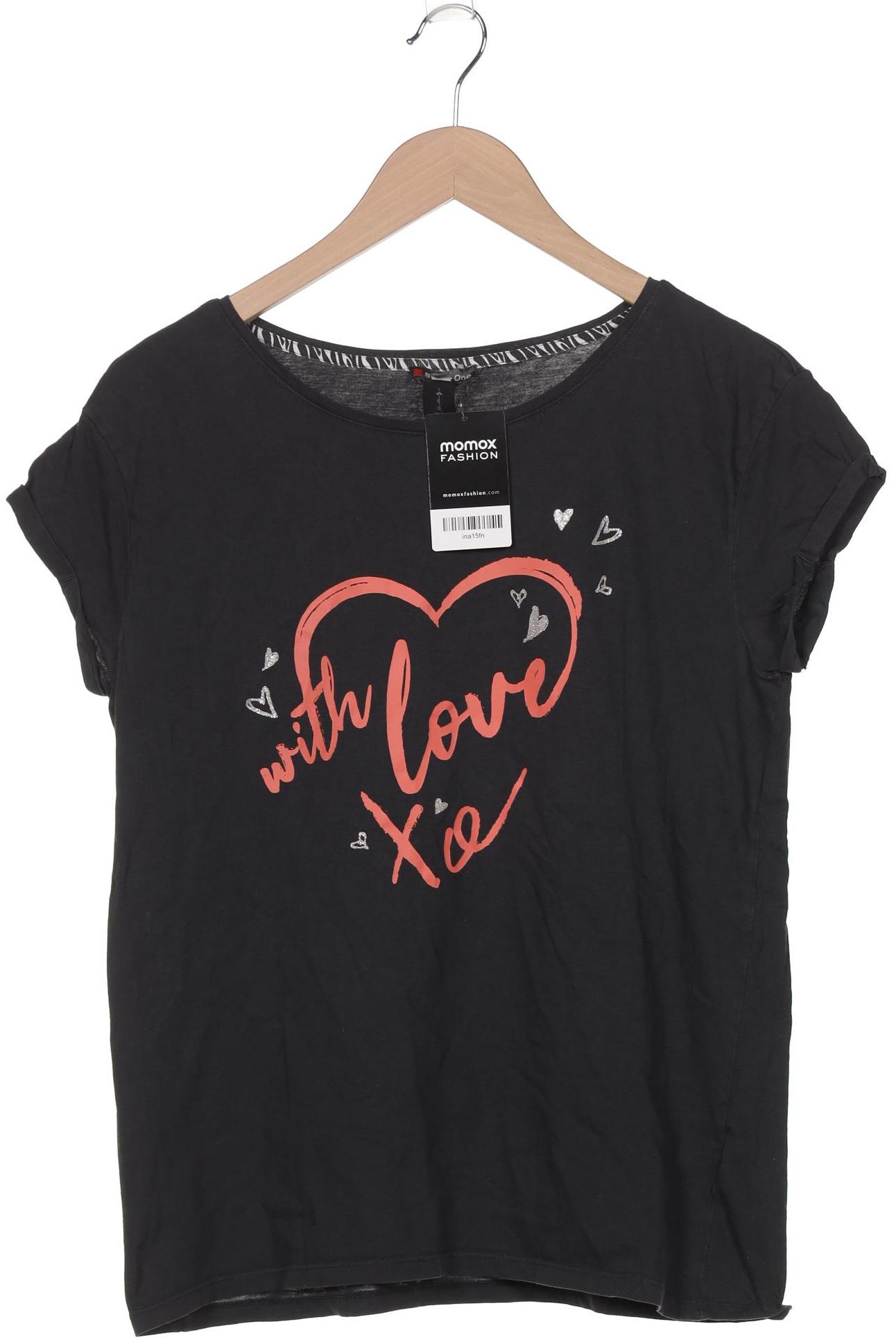 

Street One Damen T-Shirt, schwarz, Gr. 40