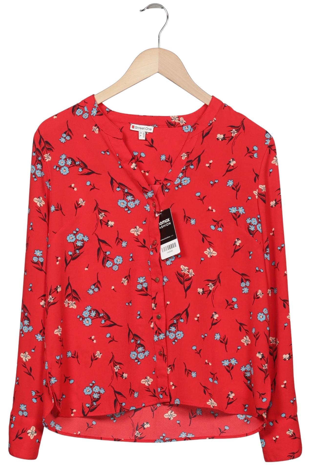 

Street One Damen Bluse, rot, Gr. 36