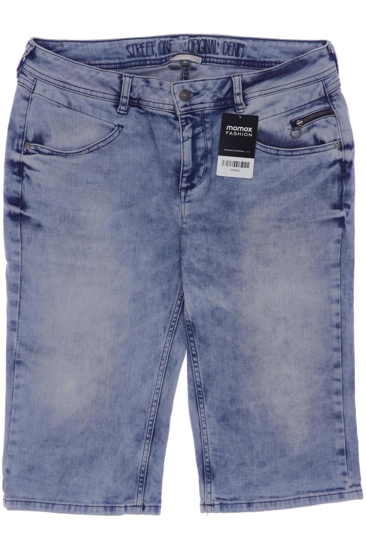 

Street One Damen Shorts, blau, Gr. 30