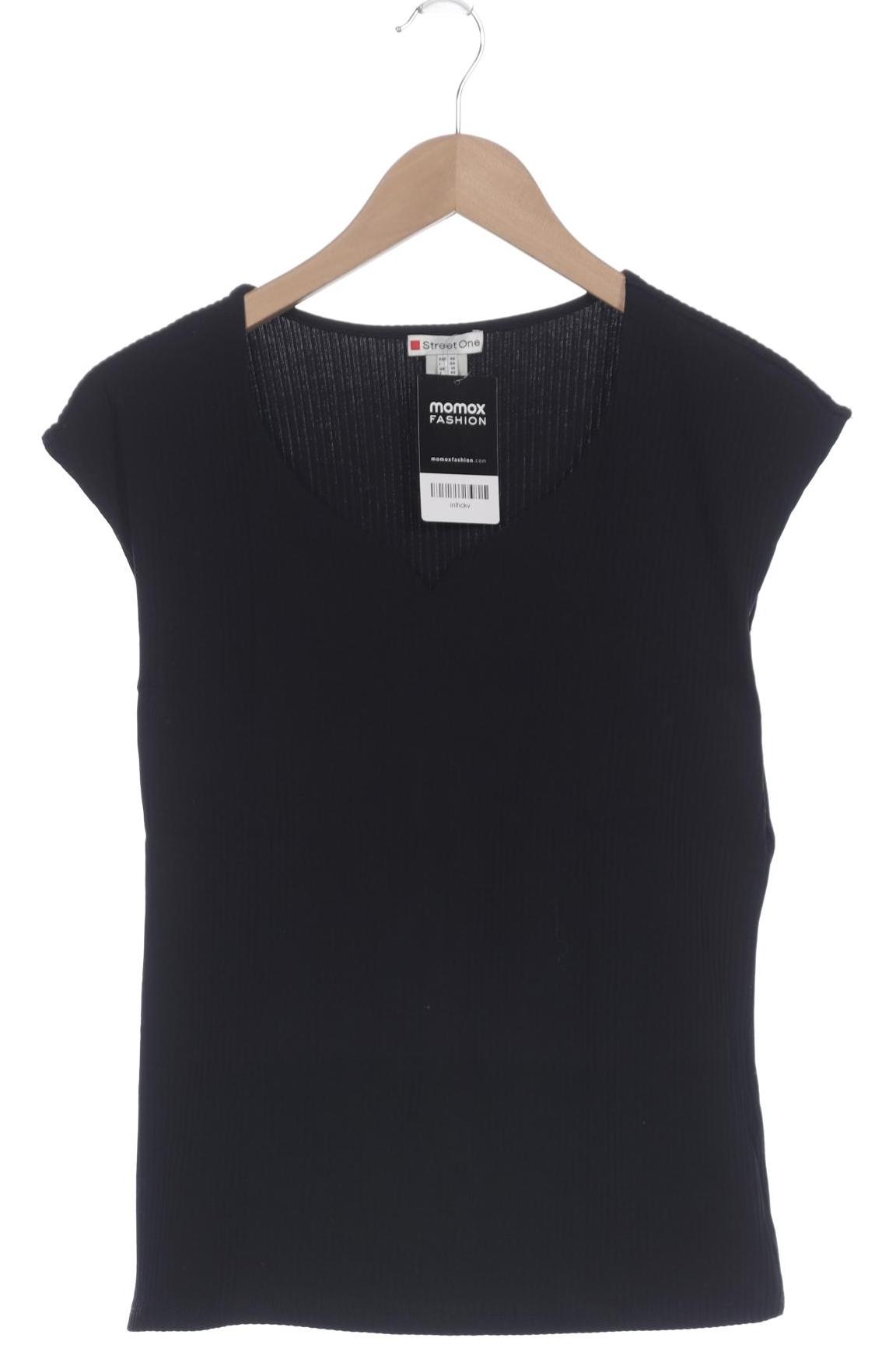 

Street One Damen T-Shirt, schwarz, Gr. 40