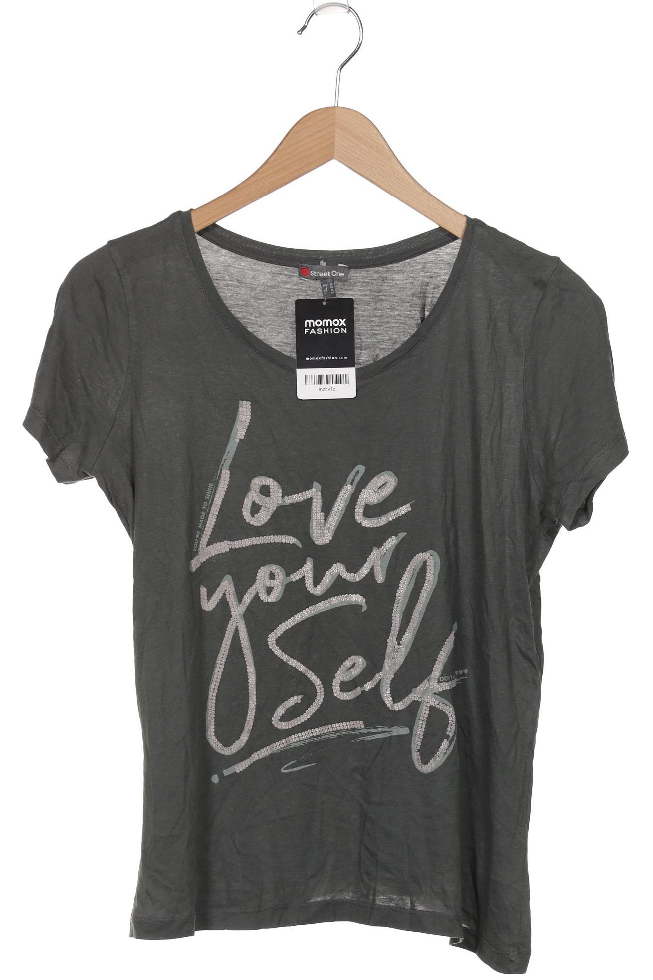 

Street One Damen T-Shirt, grün, Gr. 38