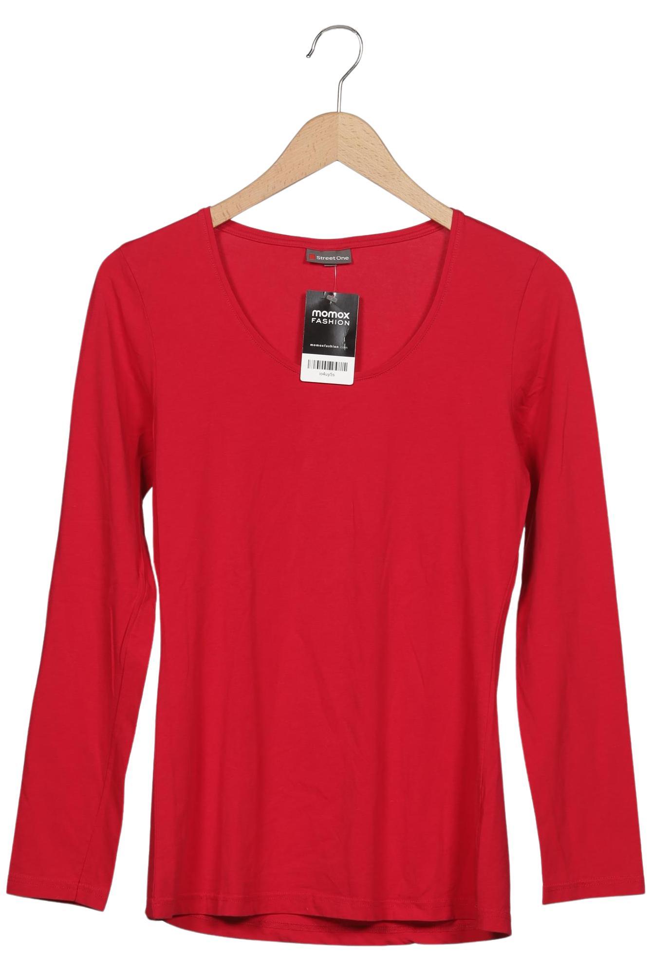 

Street One Damen Langarmshirt, rot, Gr. 40