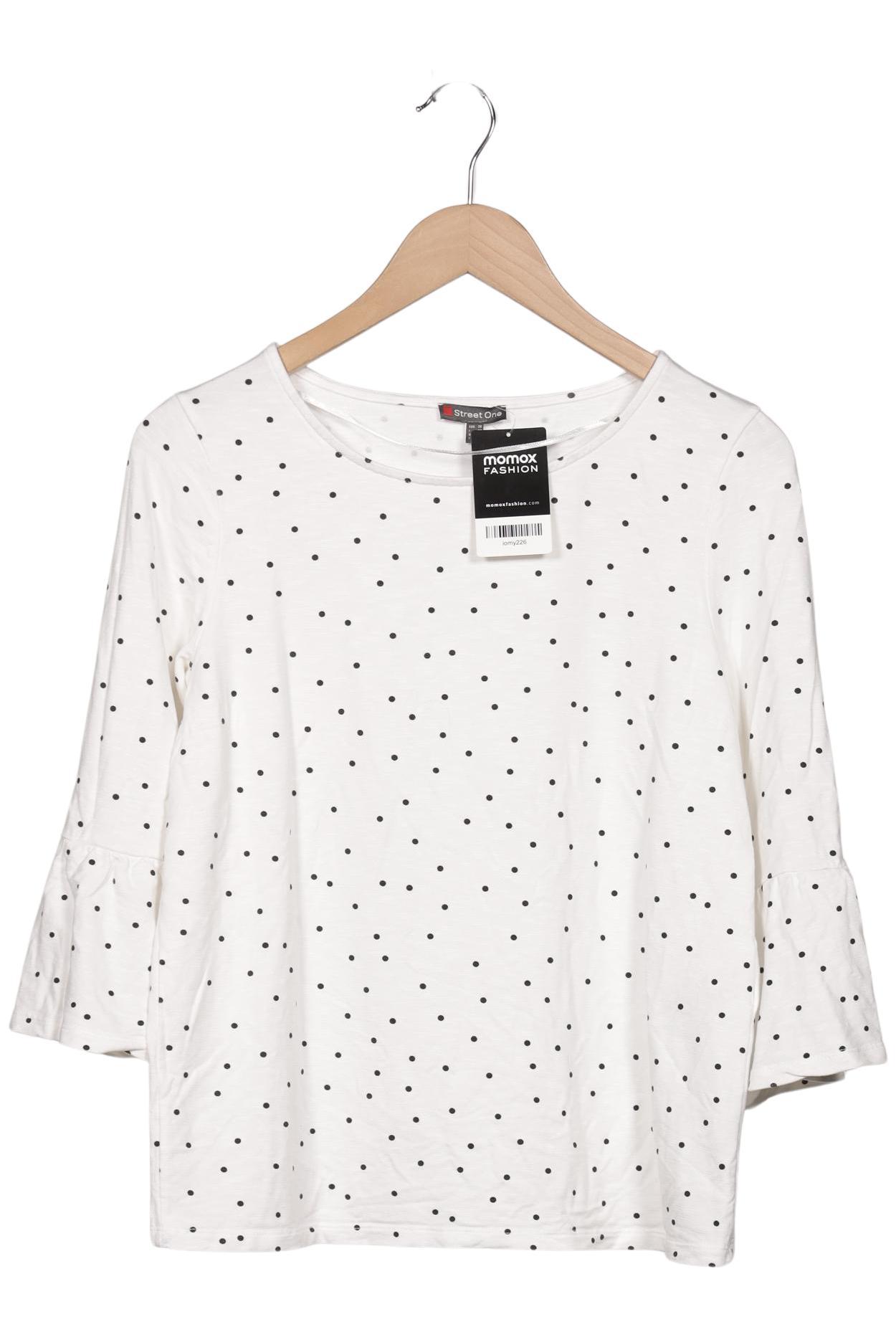 

Street One Damen Langarmshirt, weiß, Gr. 36