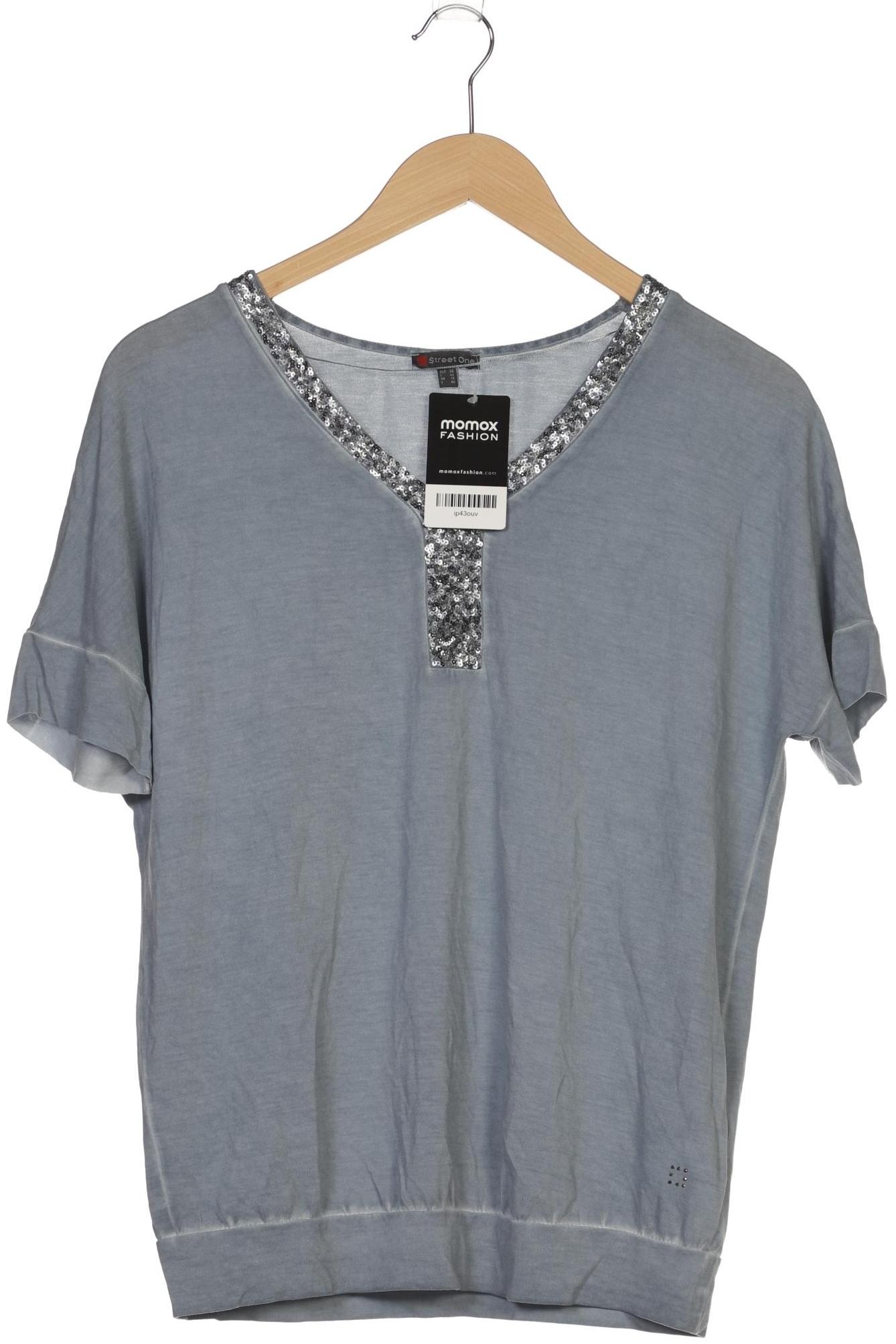 

Street One Damen T-Shirt, blau, Gr. 38